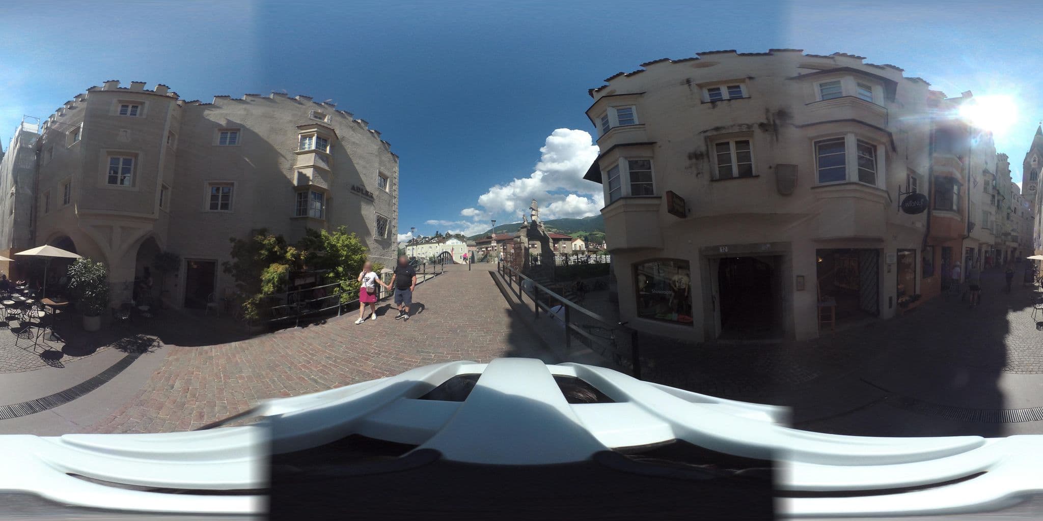 Street view near Adler Historic Guesthouse, Bressanone — © giubar (CC BY-SA · Mapillary)