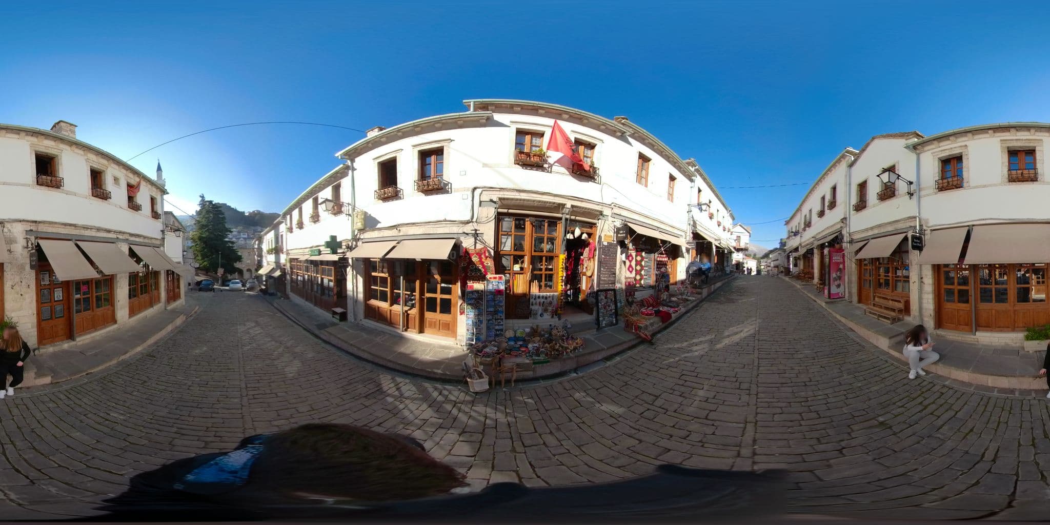 Street view near Viktoria, Gjirokastër — © dkarkasina (CC BY-SA · Mapillary)