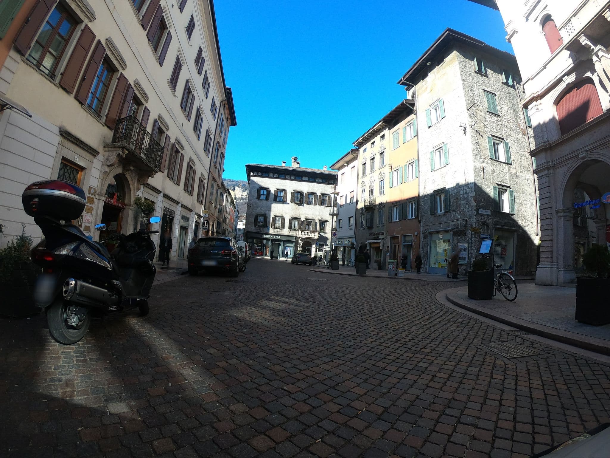 Street view near The Place, Trento — © chrisbeddow (CC BY-SA · Mapillary)
