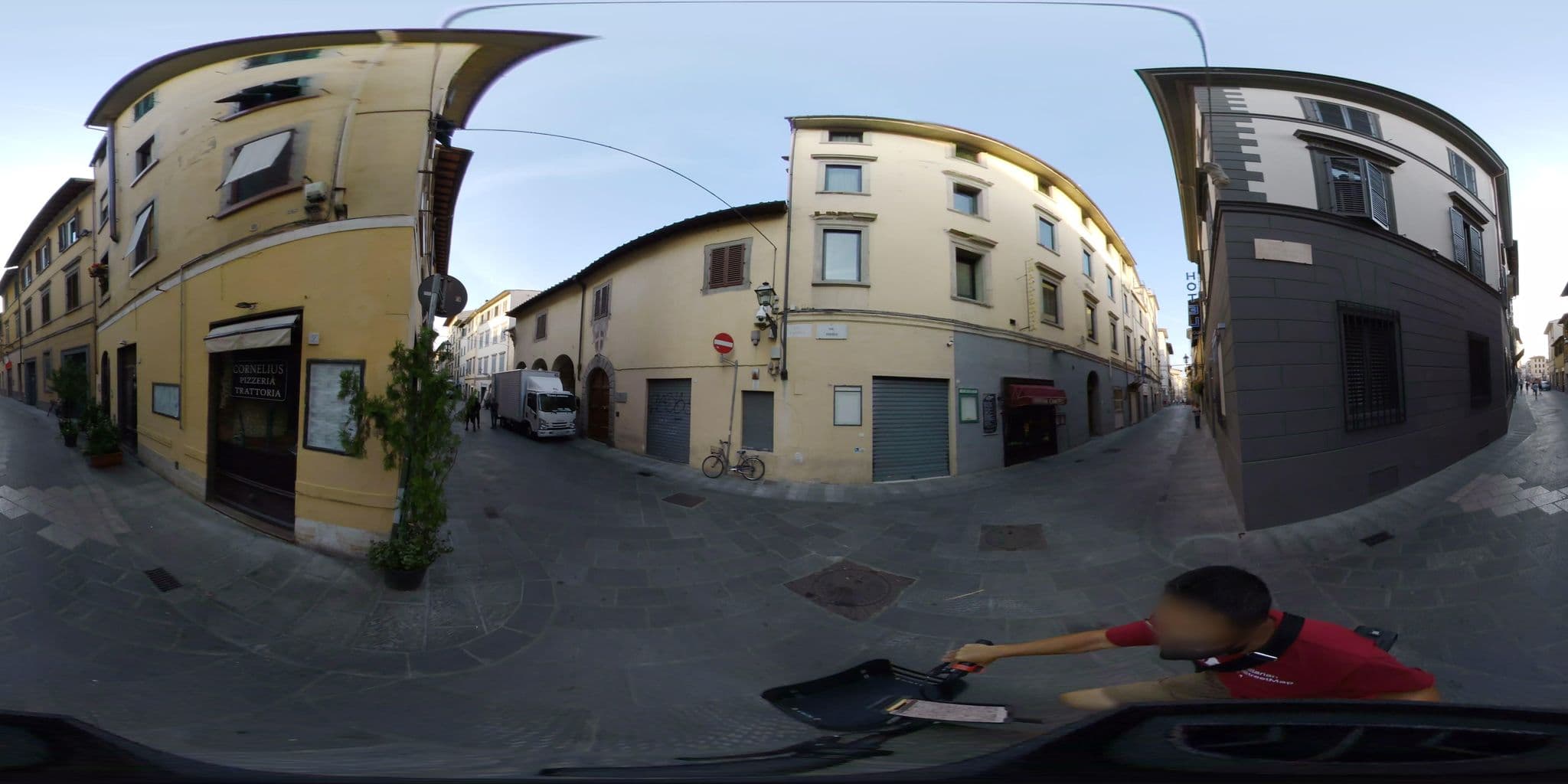 Street view near Hotel Machiavelli Palace, Florence