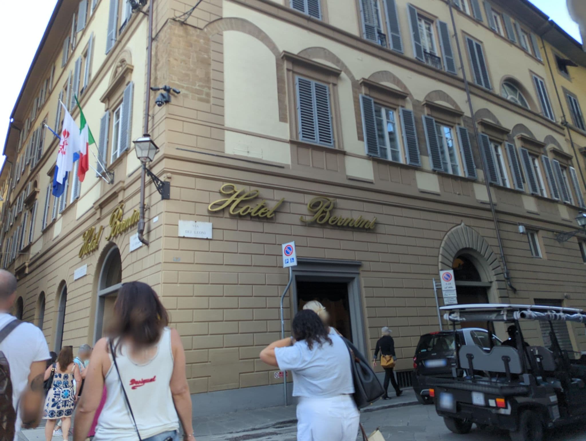 Street view near Hotel Bernini Palace, Florence
