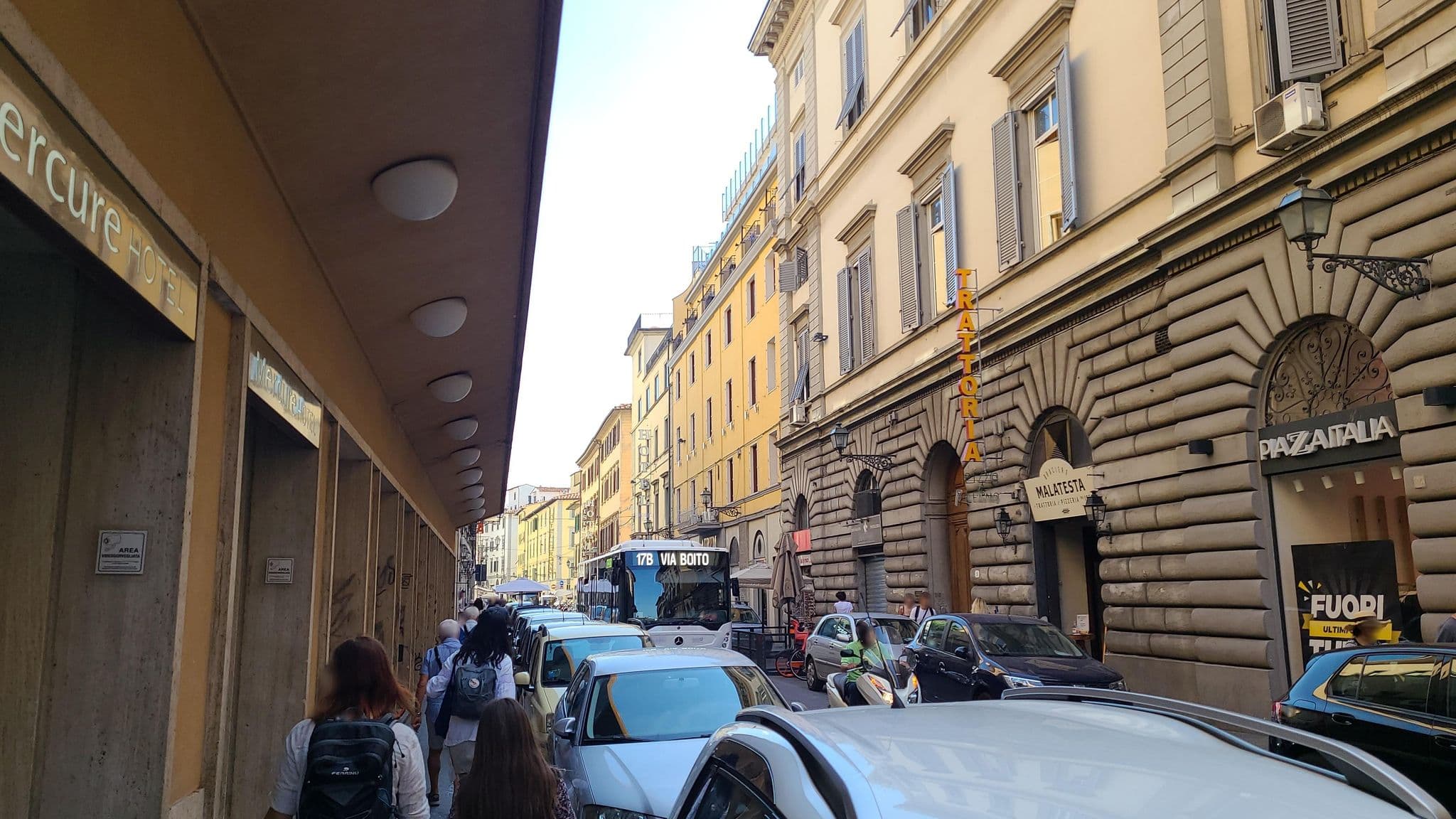 Street view near Hotel Mercure Firenze Centro, Florence