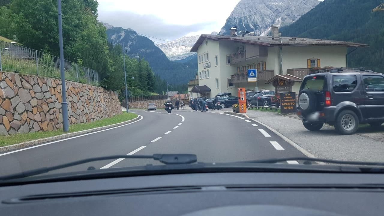 Street view near Albergo La Campagnola, Canazei