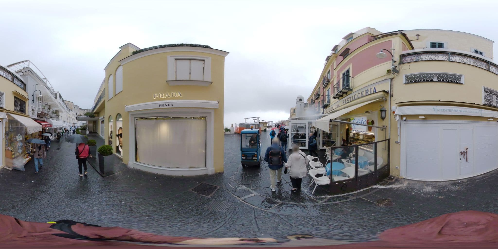 Street view near Belvedere, Capri — © stefan-RolfsRom (CC BY-SA · Mapillary)