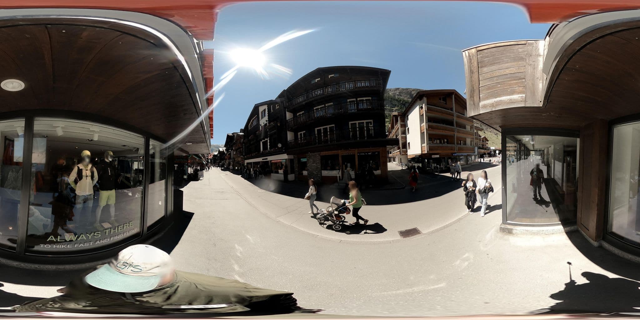 Street view near Schweizerhof, Zermatt — © graharg (CC BY-SA · Mapillary)