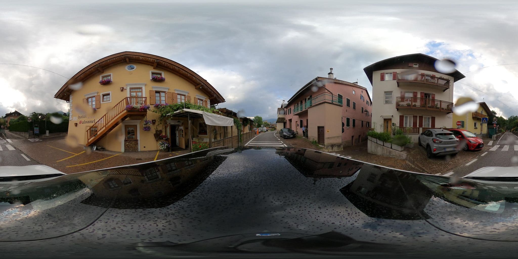 Street view near B&B Hotel Salvanel, Cavalese — © peterleth (CC BY-SA · Mapillary)
