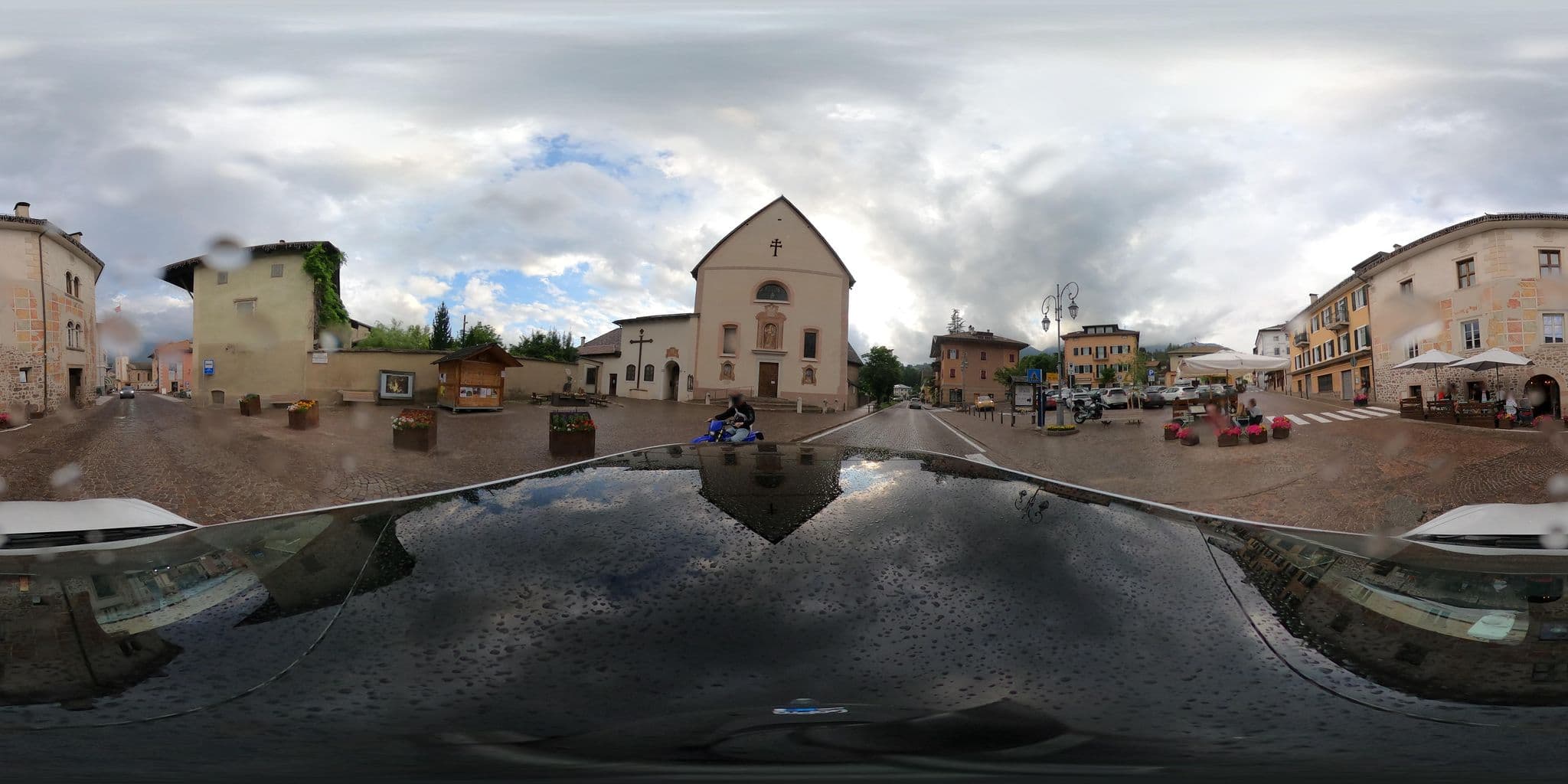 Street view near Hotel Salvanel, Cavalese — © peterleth (CC BY-SA · Mapillary)