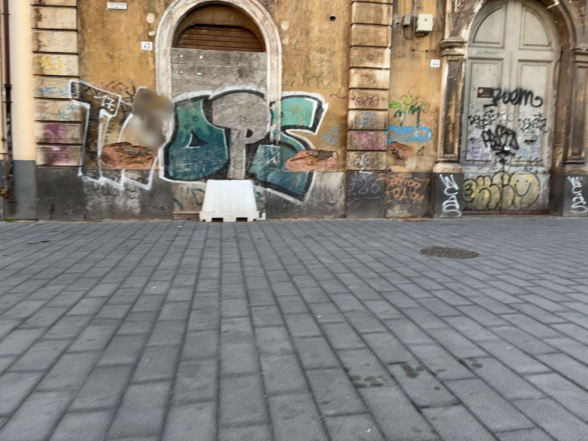 Street view near Hotel Valentino, Catania
