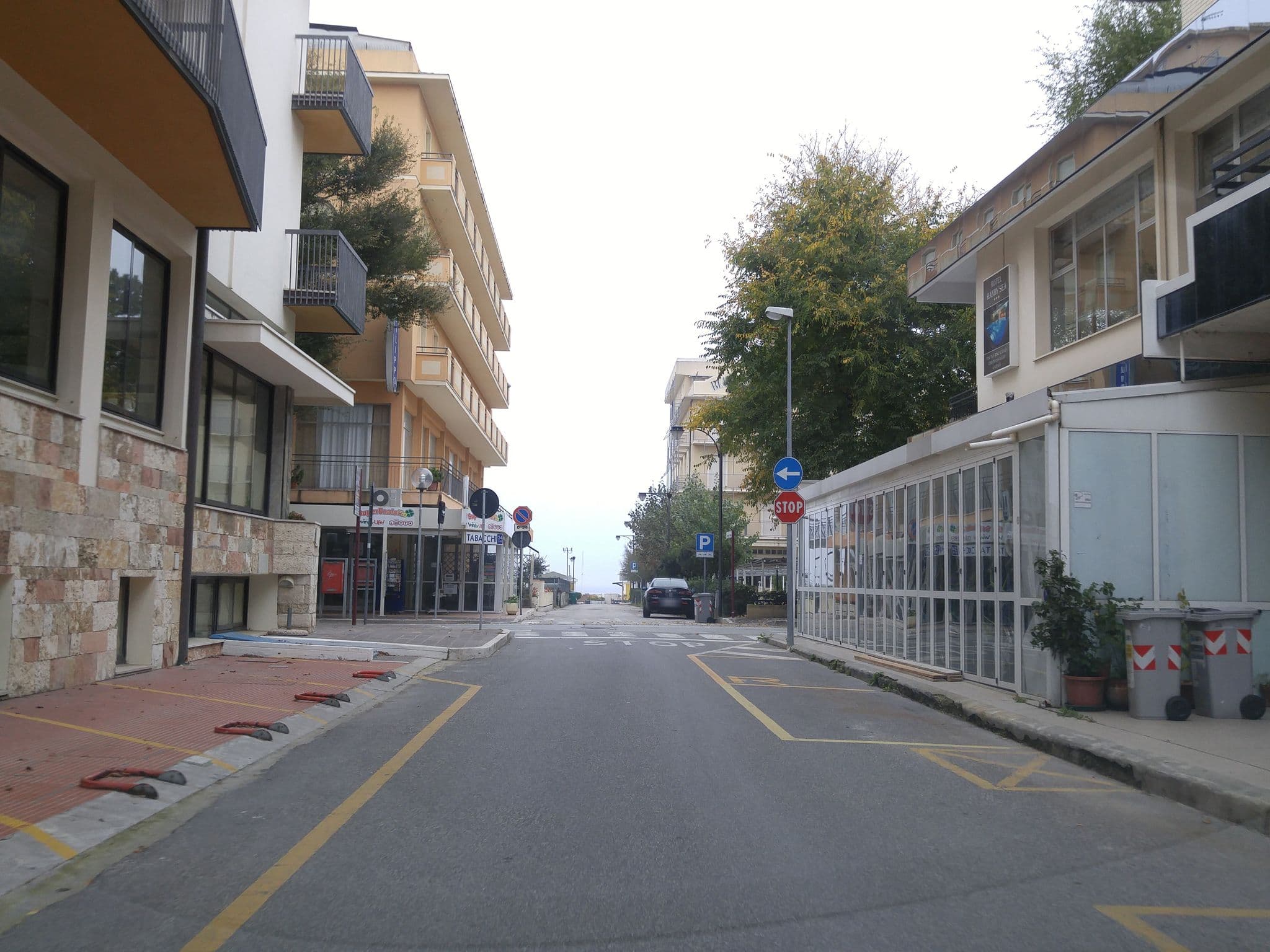Street view near Hotel Handy Sea, Cattolica