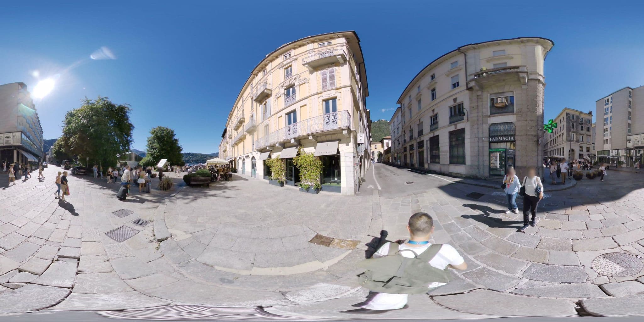 Street view near B&B Residenza Cavour, Como — © mapconcierge (CC BY-SA · Mapillary)