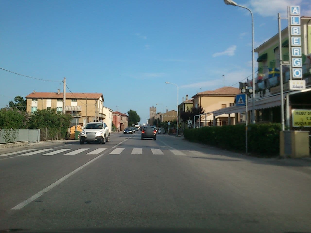 Street view near Albergo Metauro, Fano — © sorcrosc (CC BY-SA · Mapillary)