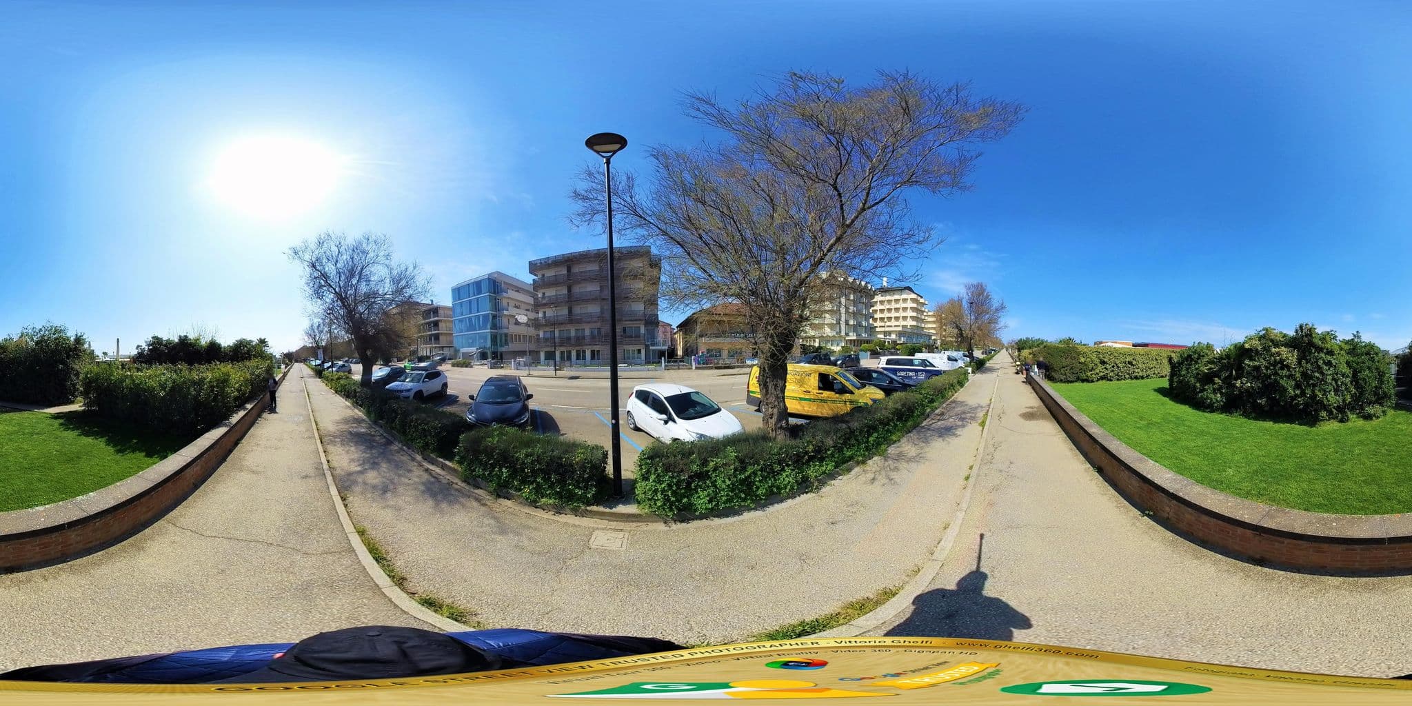 Street view near Hotel Kiss Cervia, Pinarella — © Ghelfi360 (CC BY-SA · Mapillary)