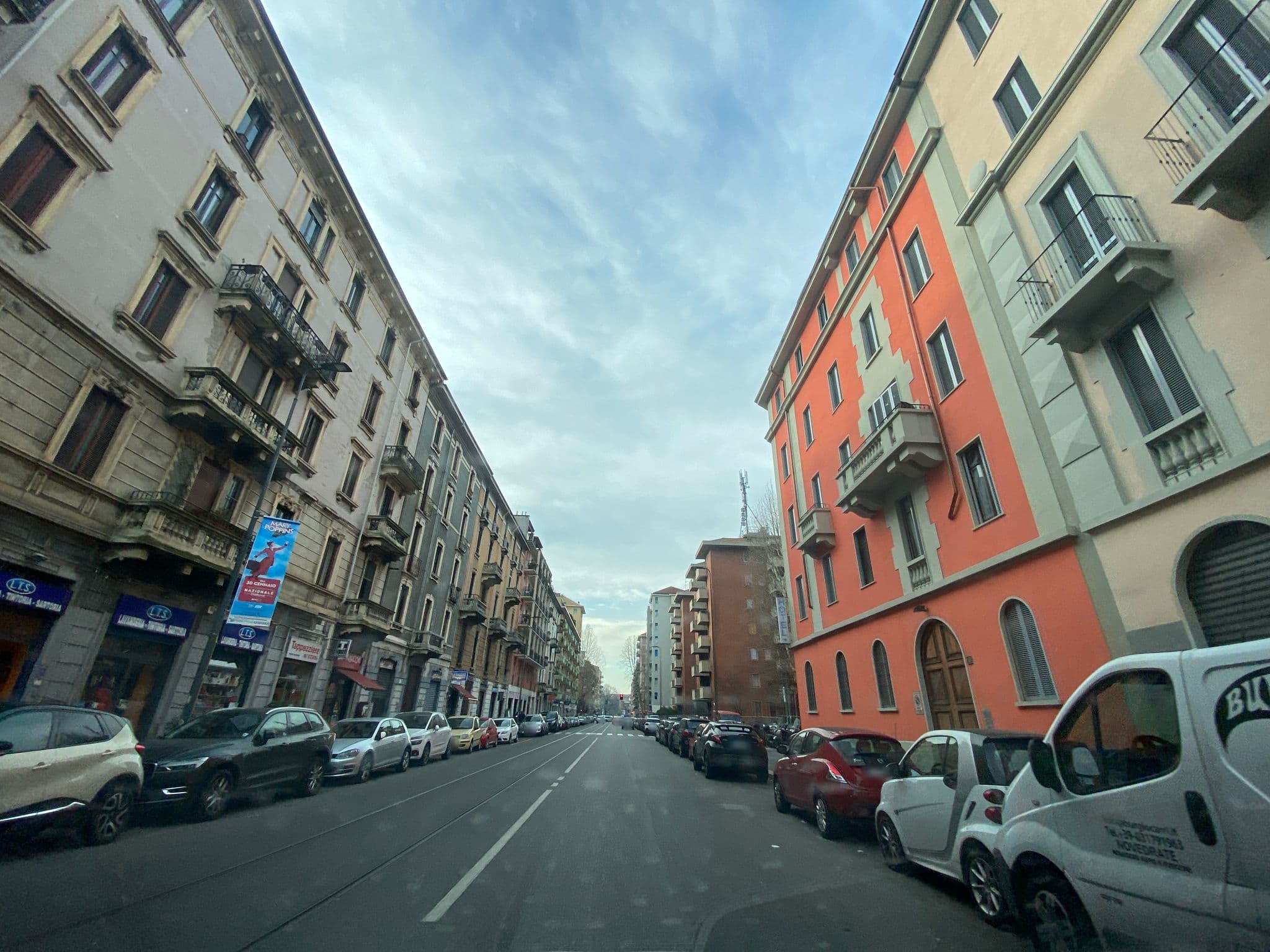 Street view near Hotel Fioralba Milano, San Siro — © adirricor (CC BY-SA · Mapillary)