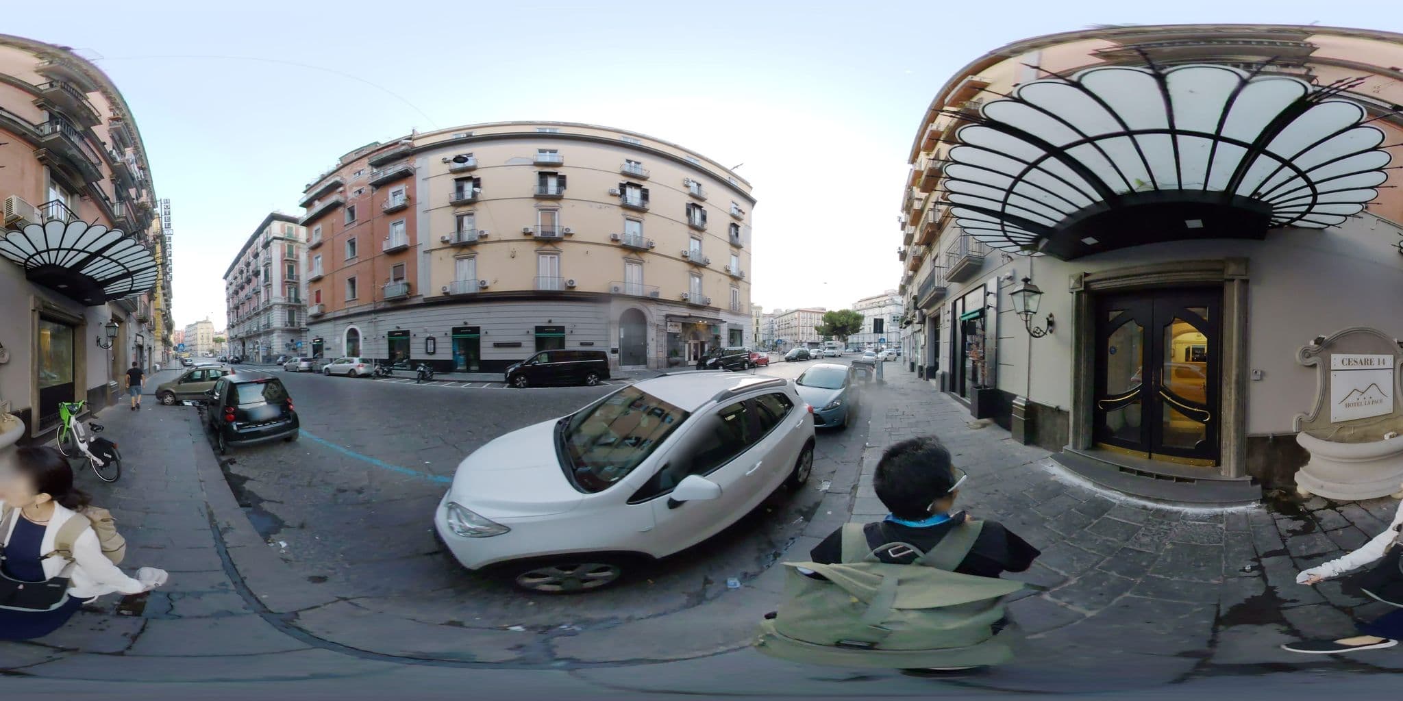 Street view near Jazz Hotel, Naples — © mapconcierge (CC BY-SA · Mapillary)