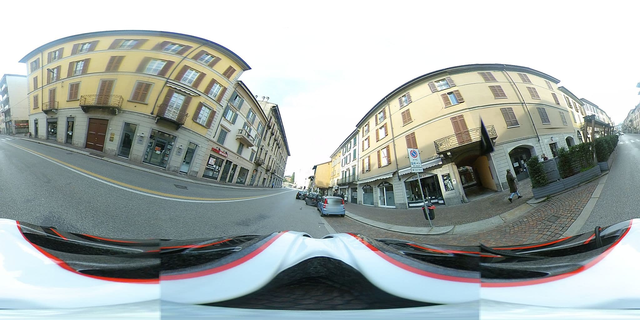 Street view near Victoria Hotels Royal Suite, Como — © klimakas (CC BY-SA · Mapillary)