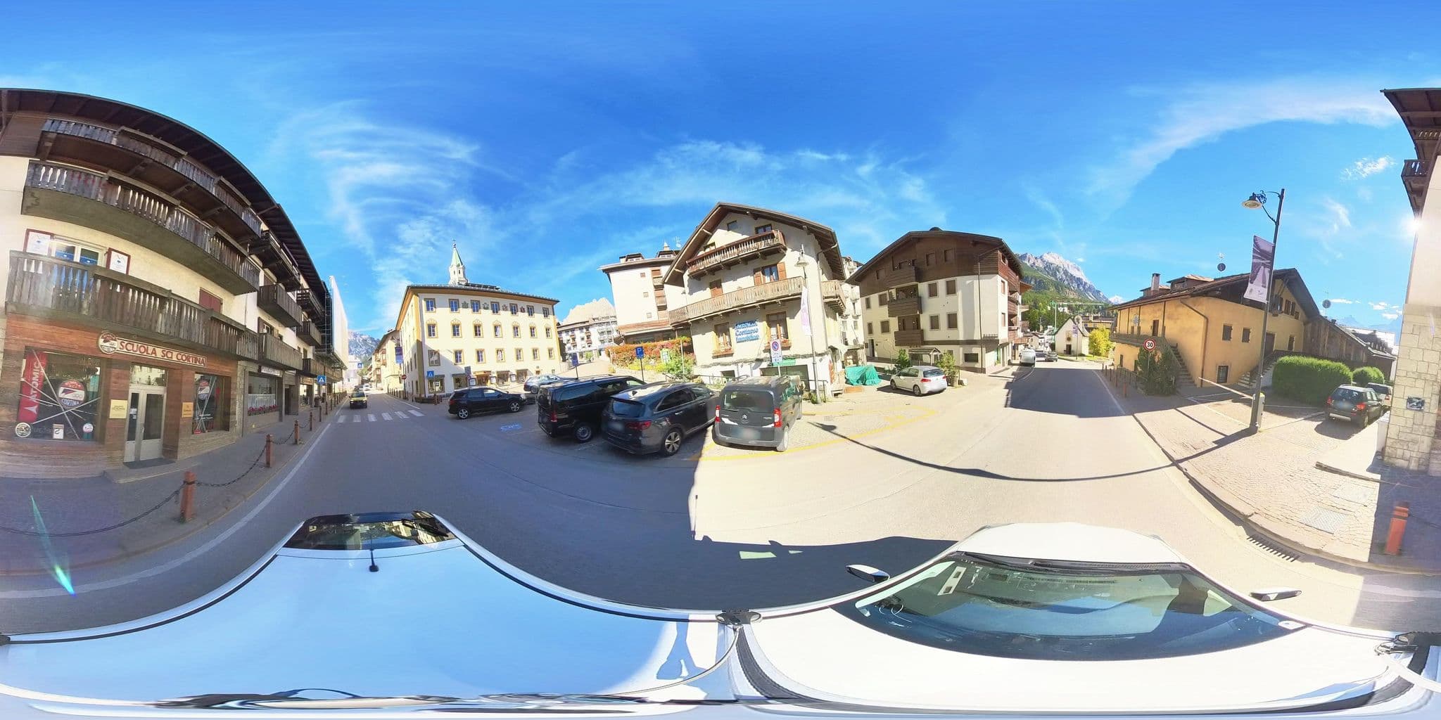 Street view near hotel mirage, Cortina d'Ampezzo