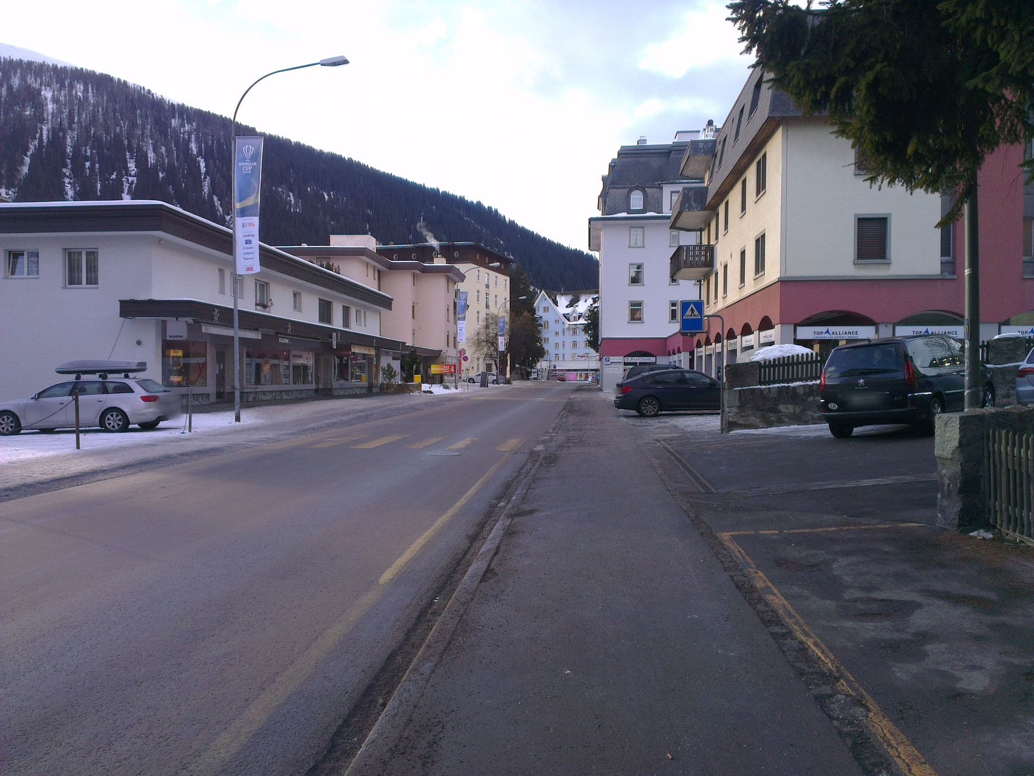 Street view near Hotel Concordia, Davos — © jesolem (CC BY-SA · Mapillary)