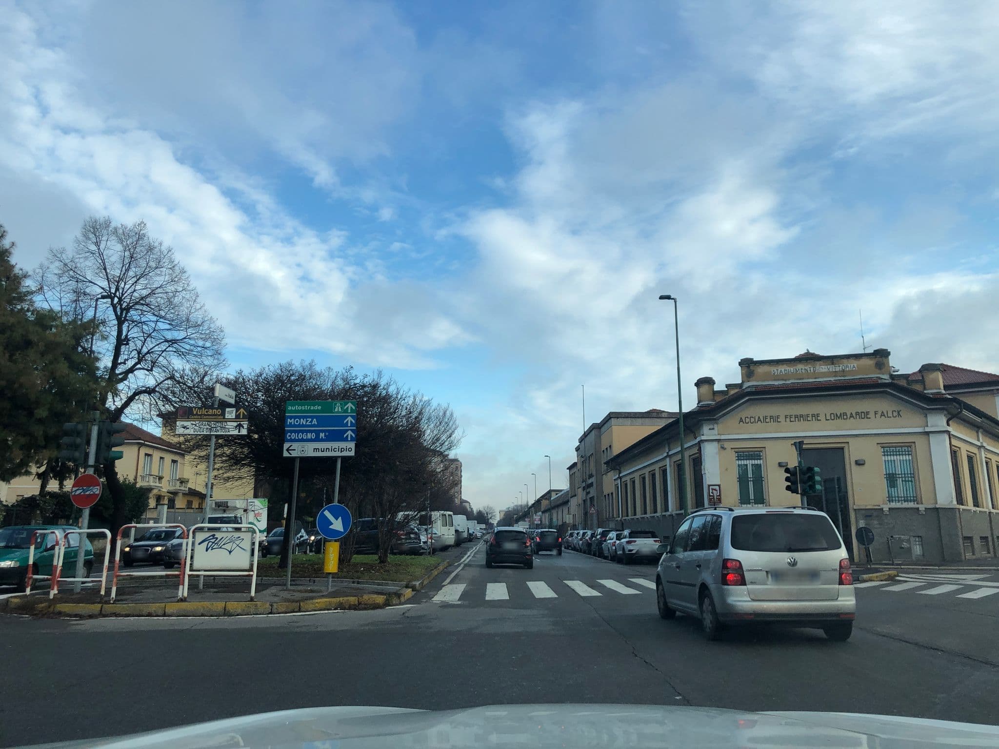 Street view near Albergo Renato, Sesto San Giovanni — © adirricor (CC BY-SA · Mapillary)