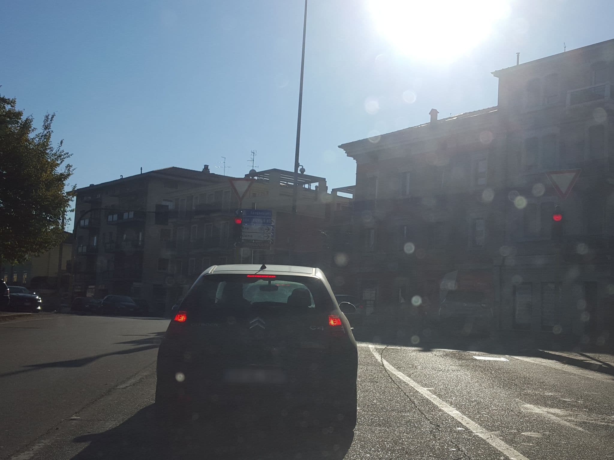 Street view near Hotel Giulietta, Verona