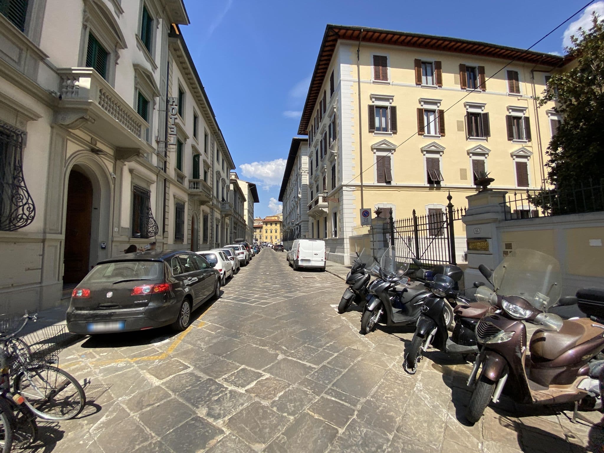 Street view near Hotel Bonifacio, Florence