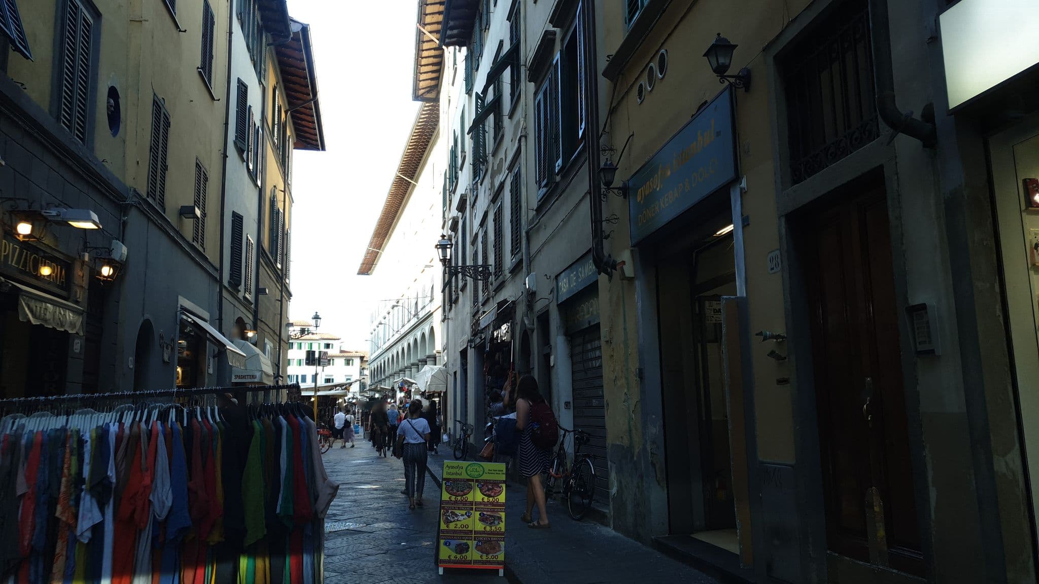 Street view near Globus Urban Hotel, Florence