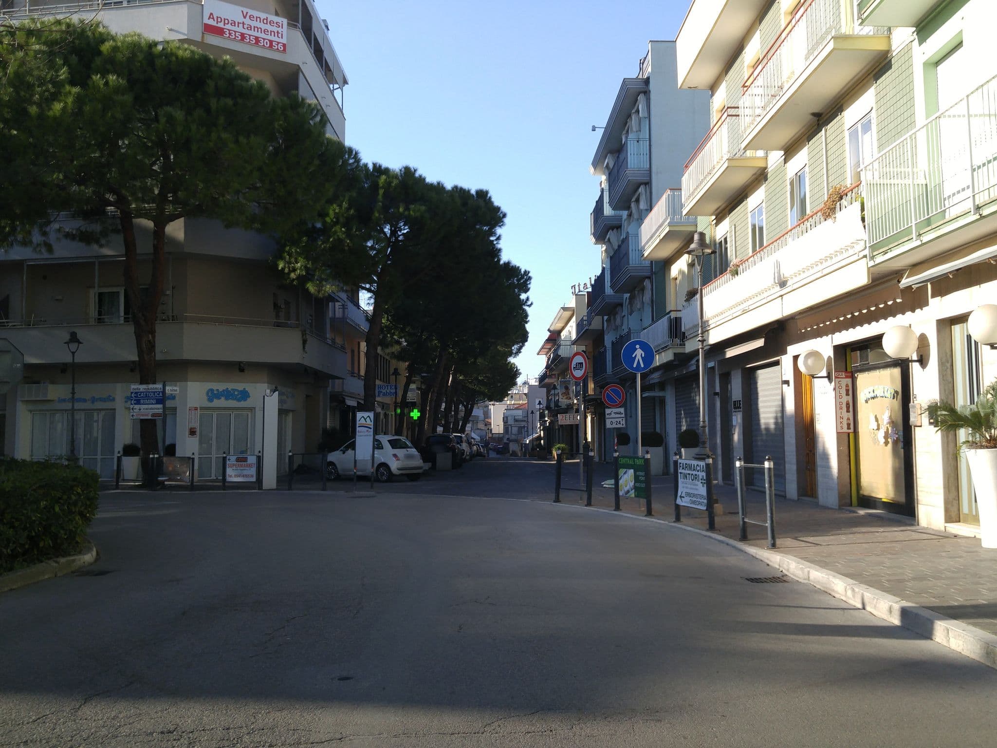 Street view near Adriatico Hotels, Gabicce Mare — © sorcrosc (CC BY-SA · Mapillary)