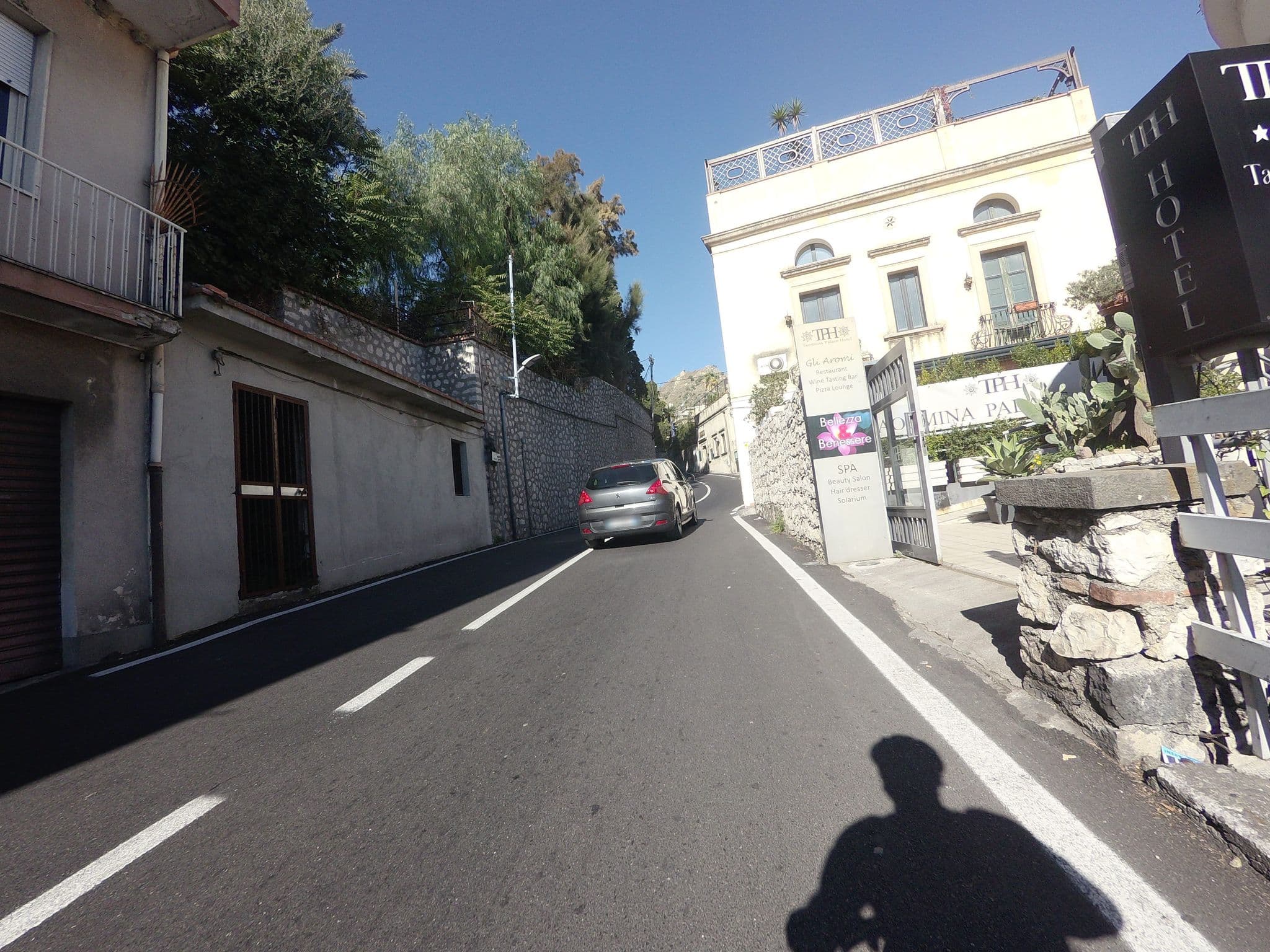 Street view near Taormina Palace Hotel, Taormina