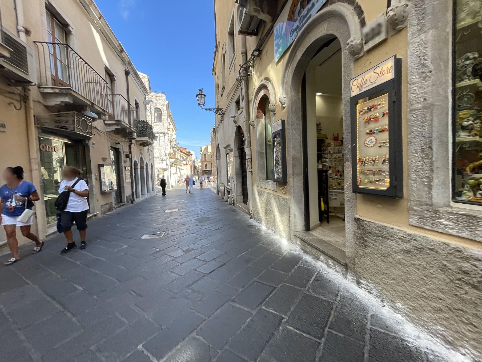 Street view near Taodomus Boutique Hotel and Rooftop bar, Taormina — © asturksever (CC BY-SA · Mapillary)