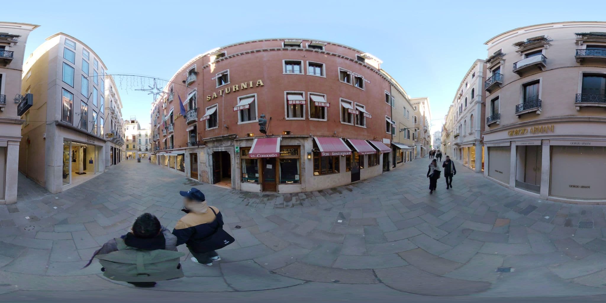 Street view near Hotel Saturnia & International, Venice