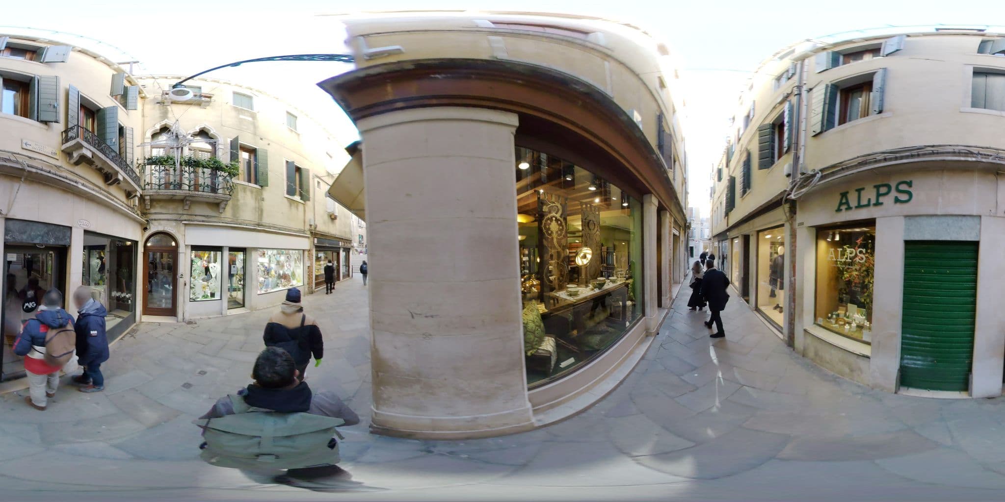 Street view near Hotel Torino, Venice