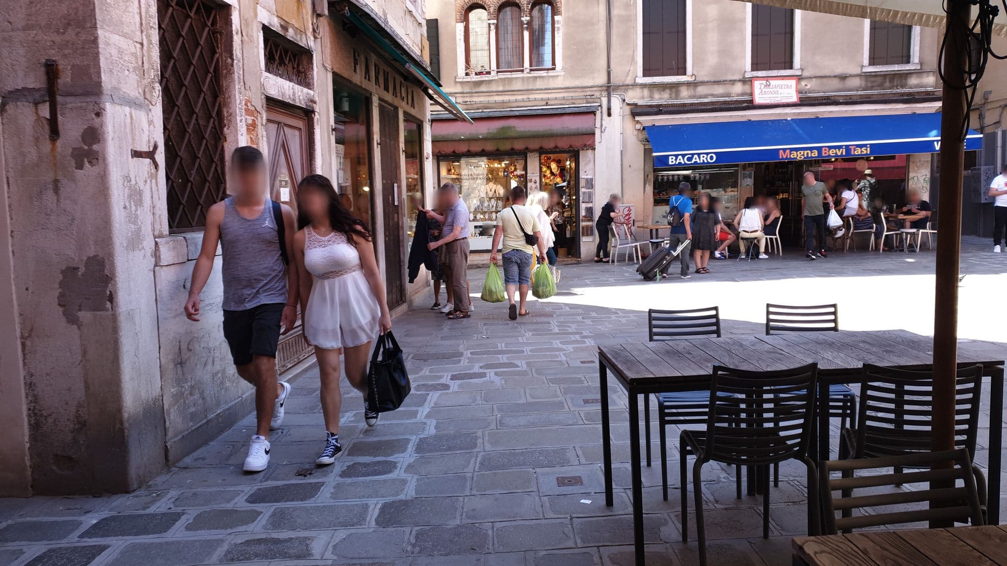 Street view near Hotel Tiepolo, Venice