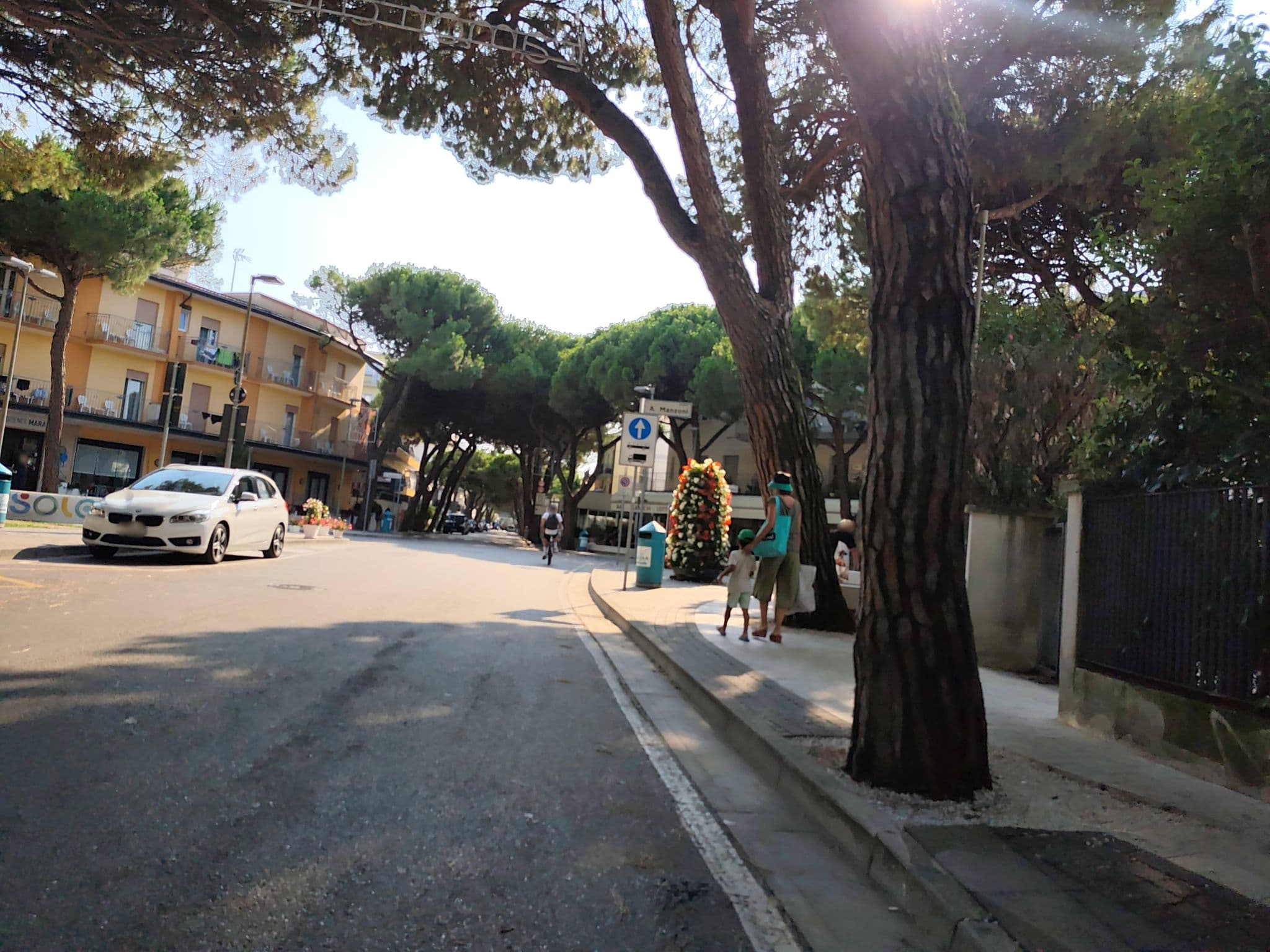 Street view near Hotel DolceVita, Lido di Jesolo