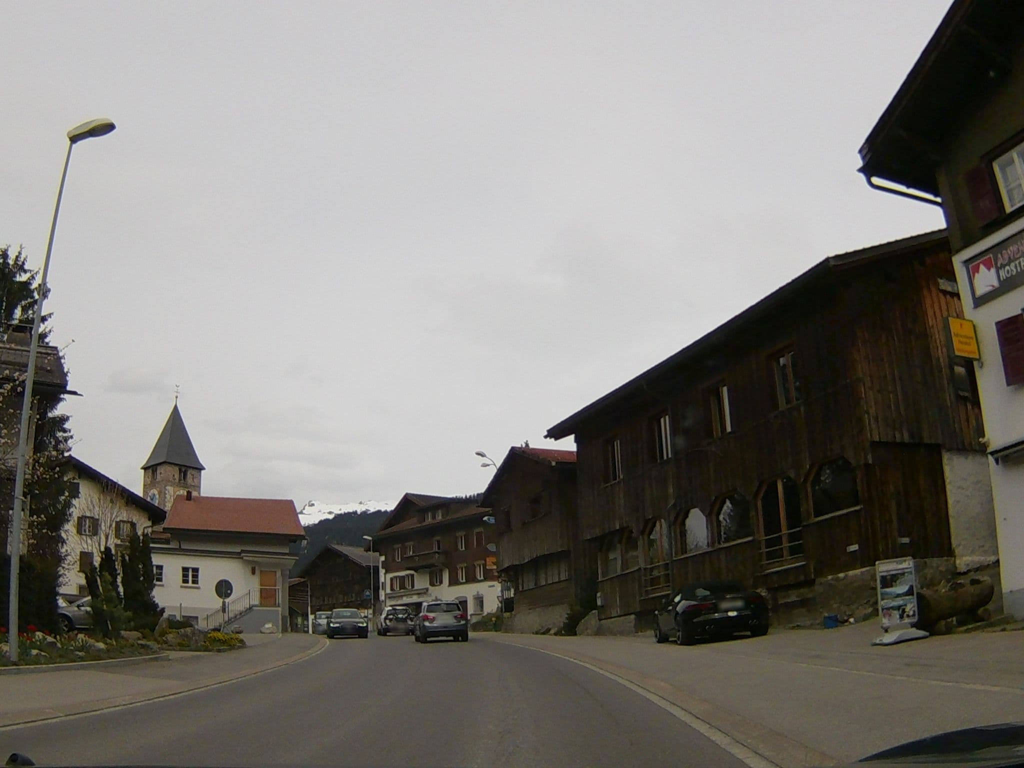 Street view near Adventure Hostel, Klosters Serneus — © oferi (CC BY-SA · Mapillary)