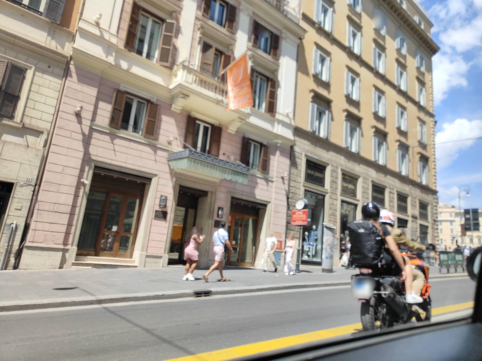 Street view near Hotel Stendhal, Ludovisi — © omfg_notpr (CC BY-SA · Mapillary)