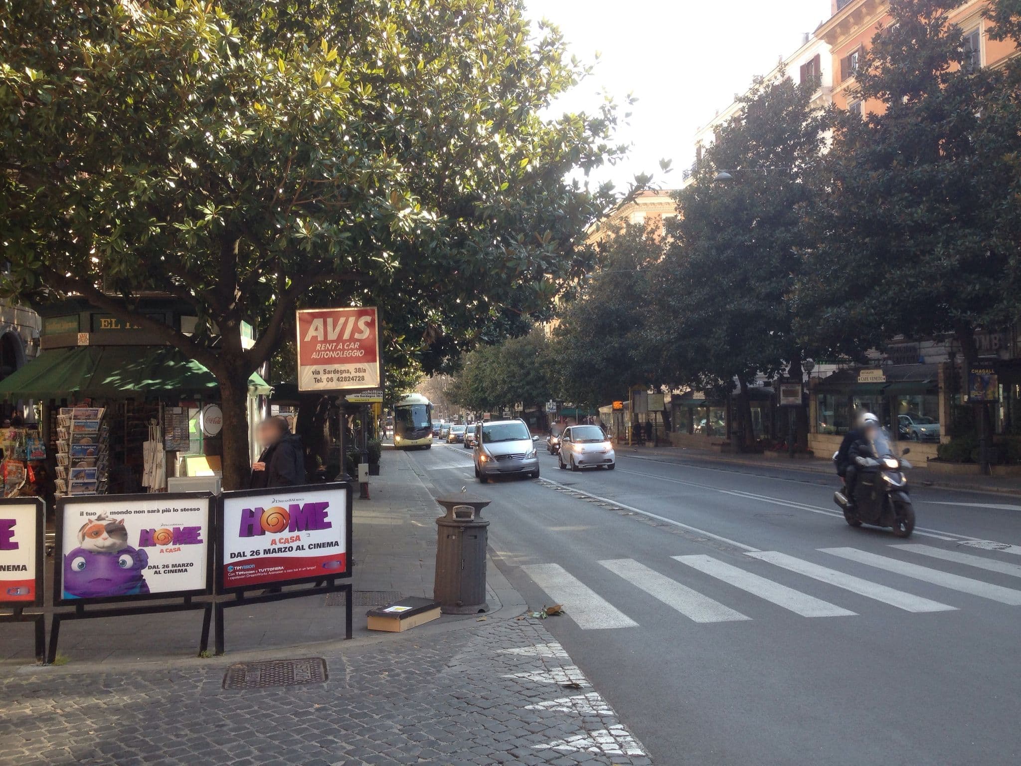 Street view near Hotel Via Veneto, Ludovisi — © mike (CC BY-SA · Mapillary)