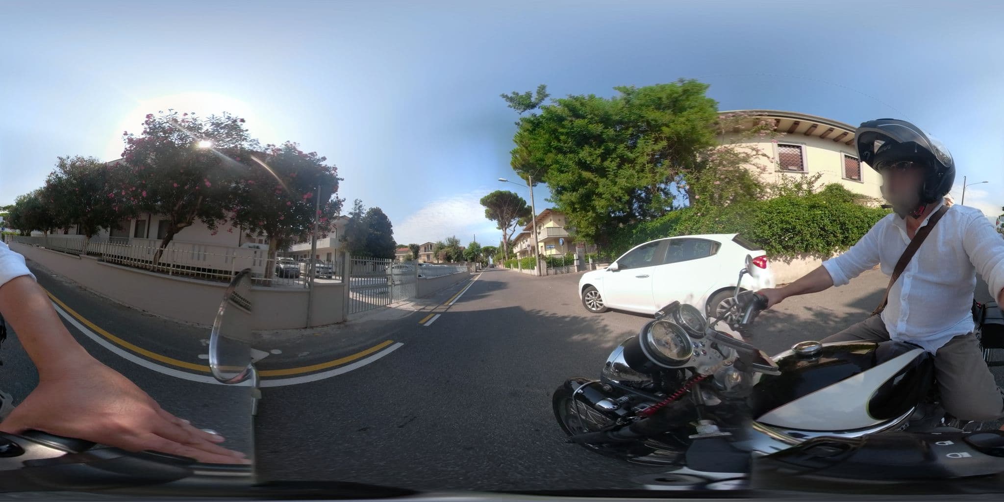 Street view near Hotel Tiffany, Marina di Massa — © cxc (CC BY-SA · Mapillary)