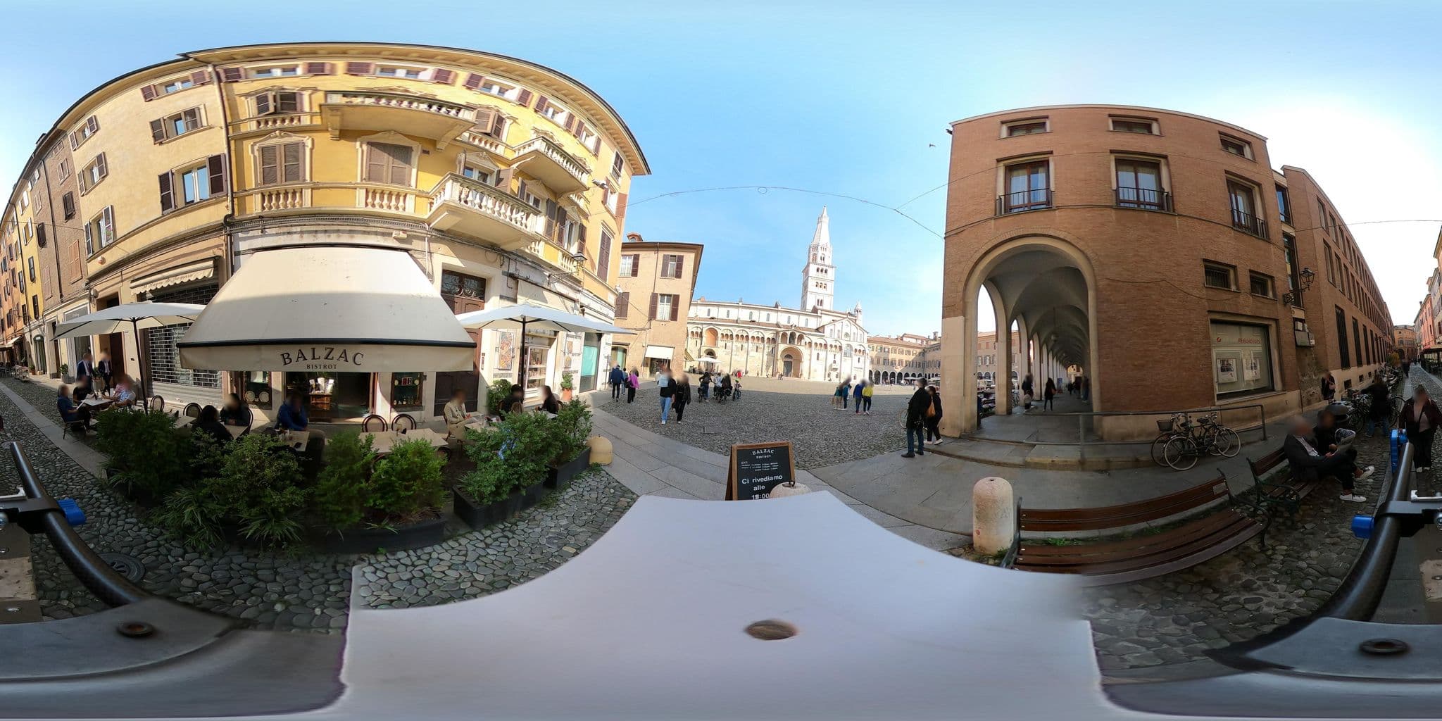Street view near Domus Tua, Modena — © wegavision (CC BY-SA · Mapillary)