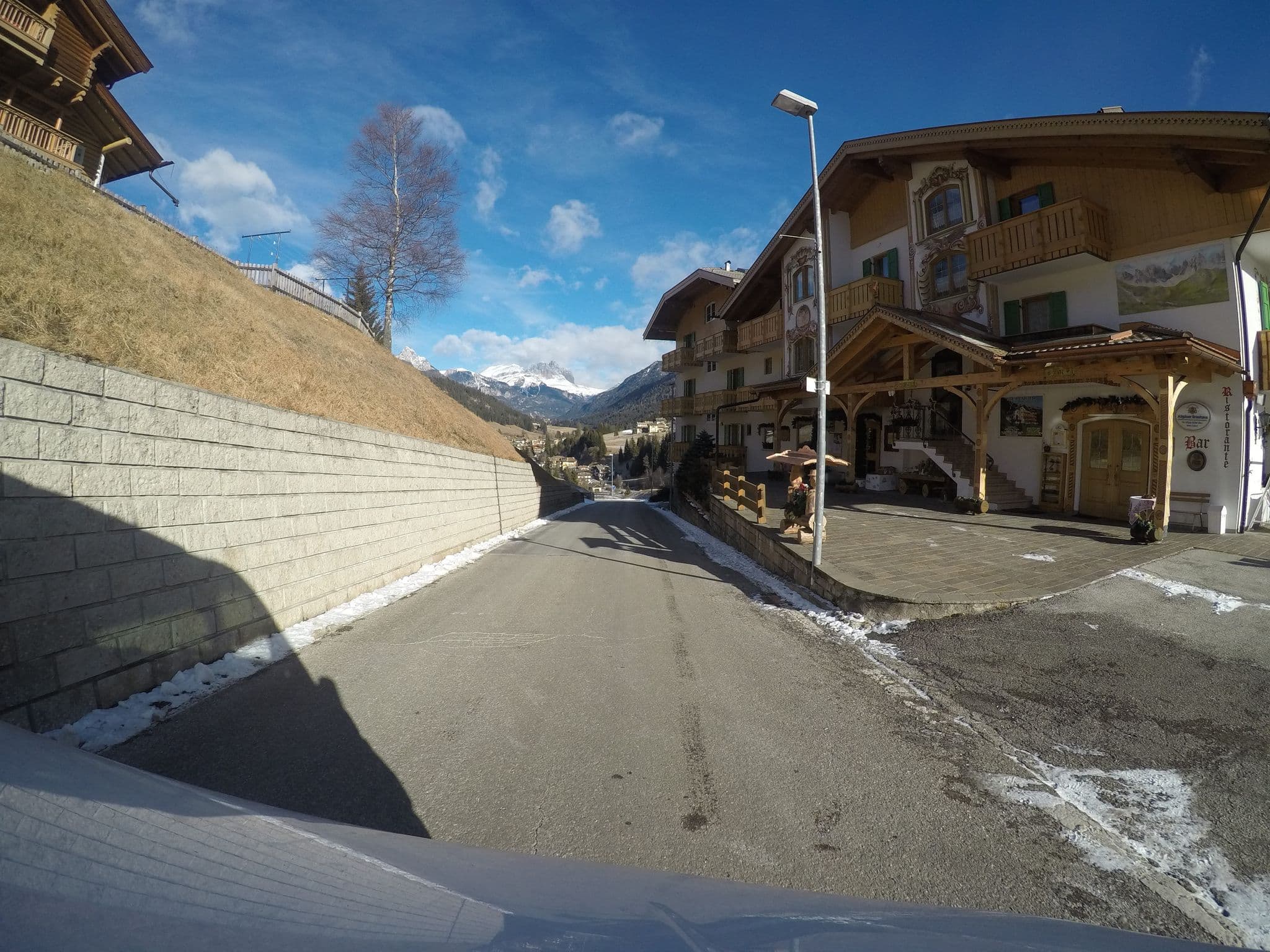 Street view near Latemar – Hotel | Suites | Spa, Moena — © chrisbeddow (CC BY-SA · Mapillary)