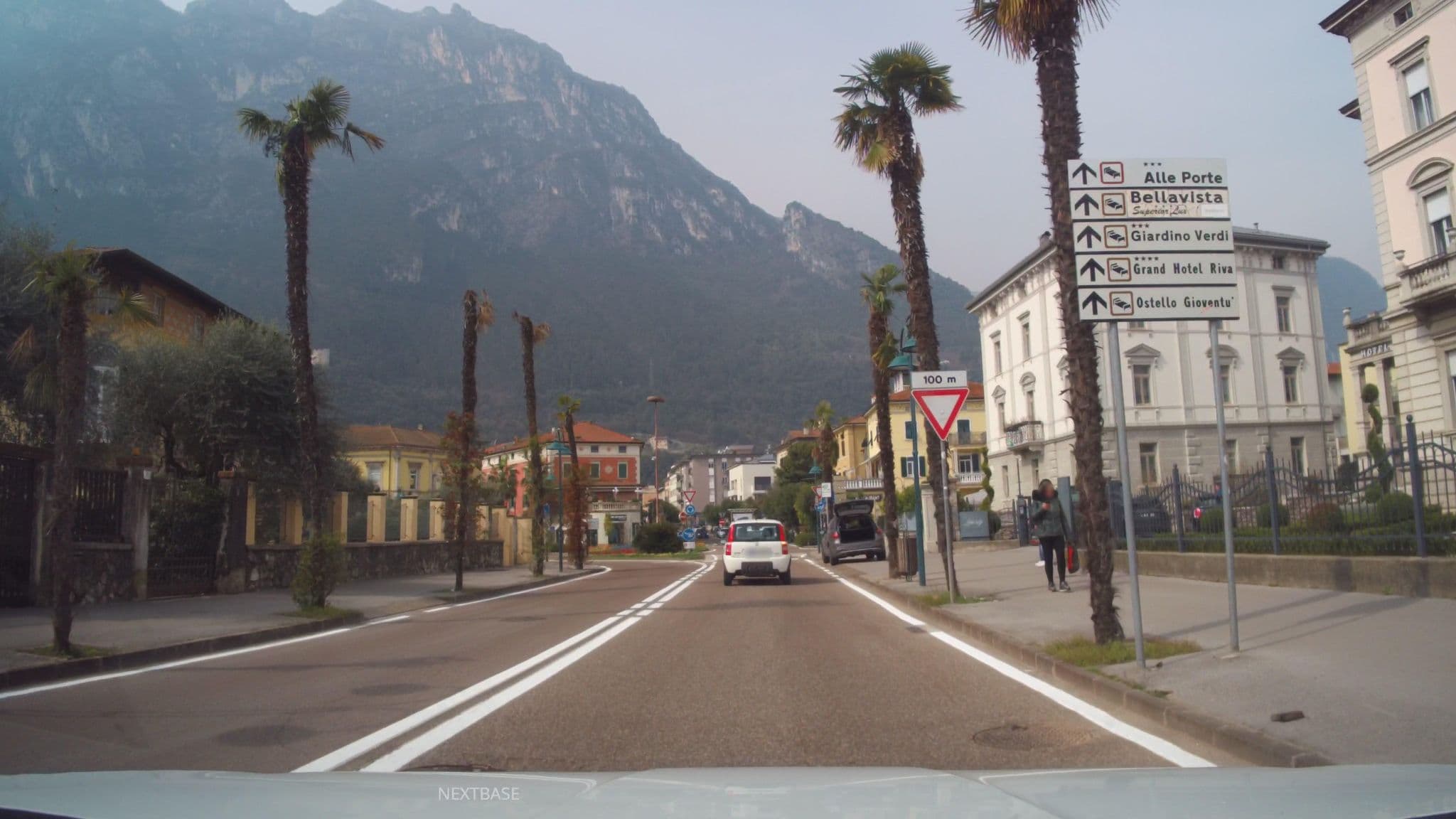 Street view near Grand Hotel Liberty, Riva del Garda