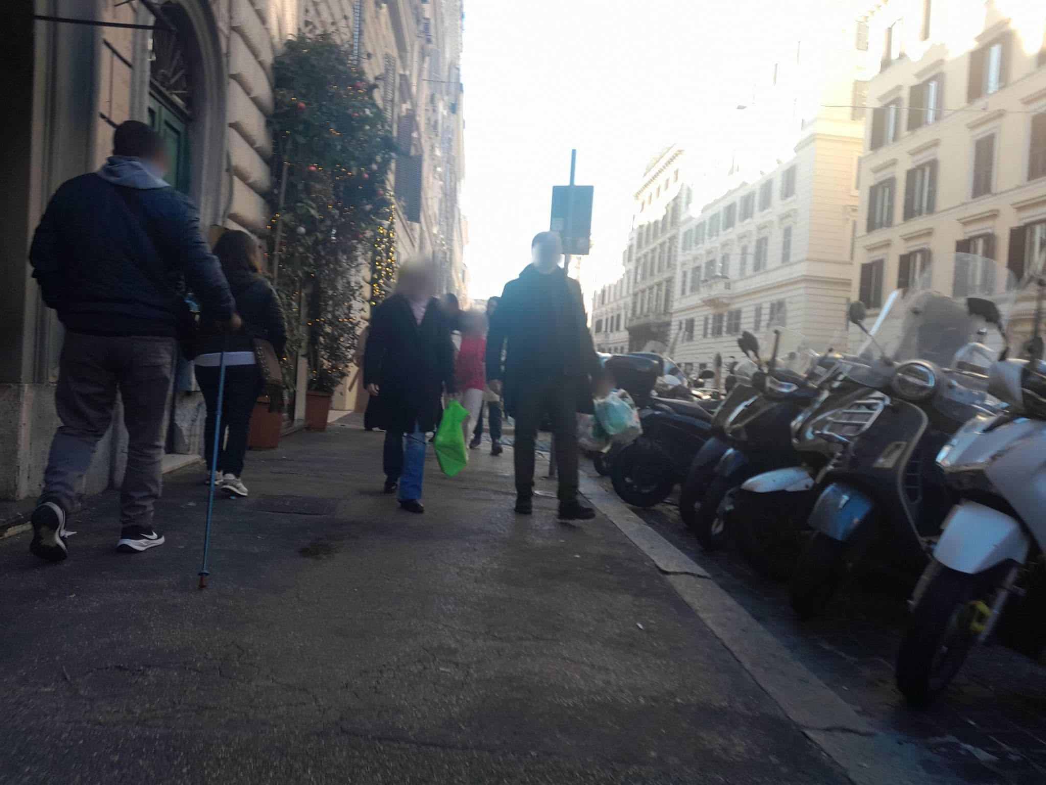 Street view near Hotel Valle Rome, Monti