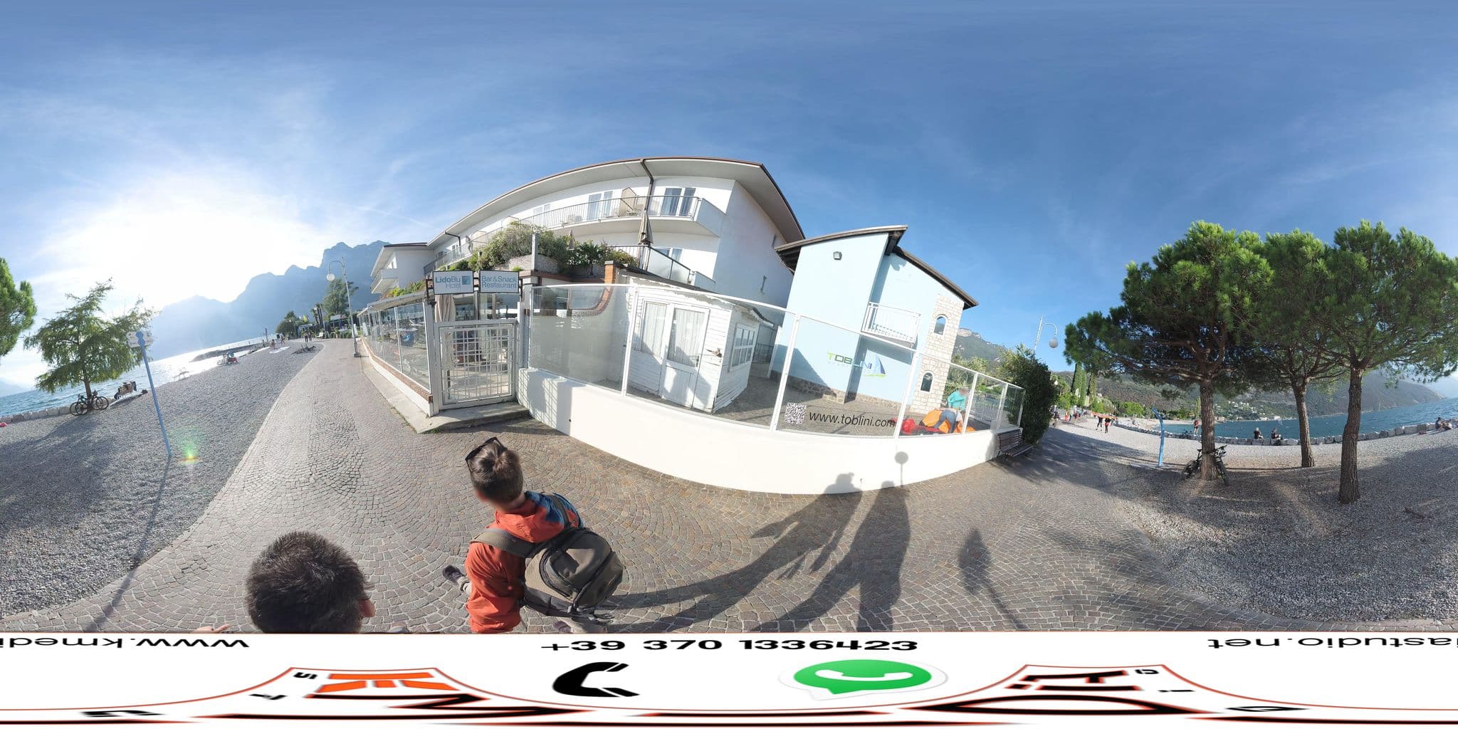 Street view near Hotel Lido Blu Surf & Bike, Nago-Torbole — © federicodebetto (CC BY-SA · Mapillary)