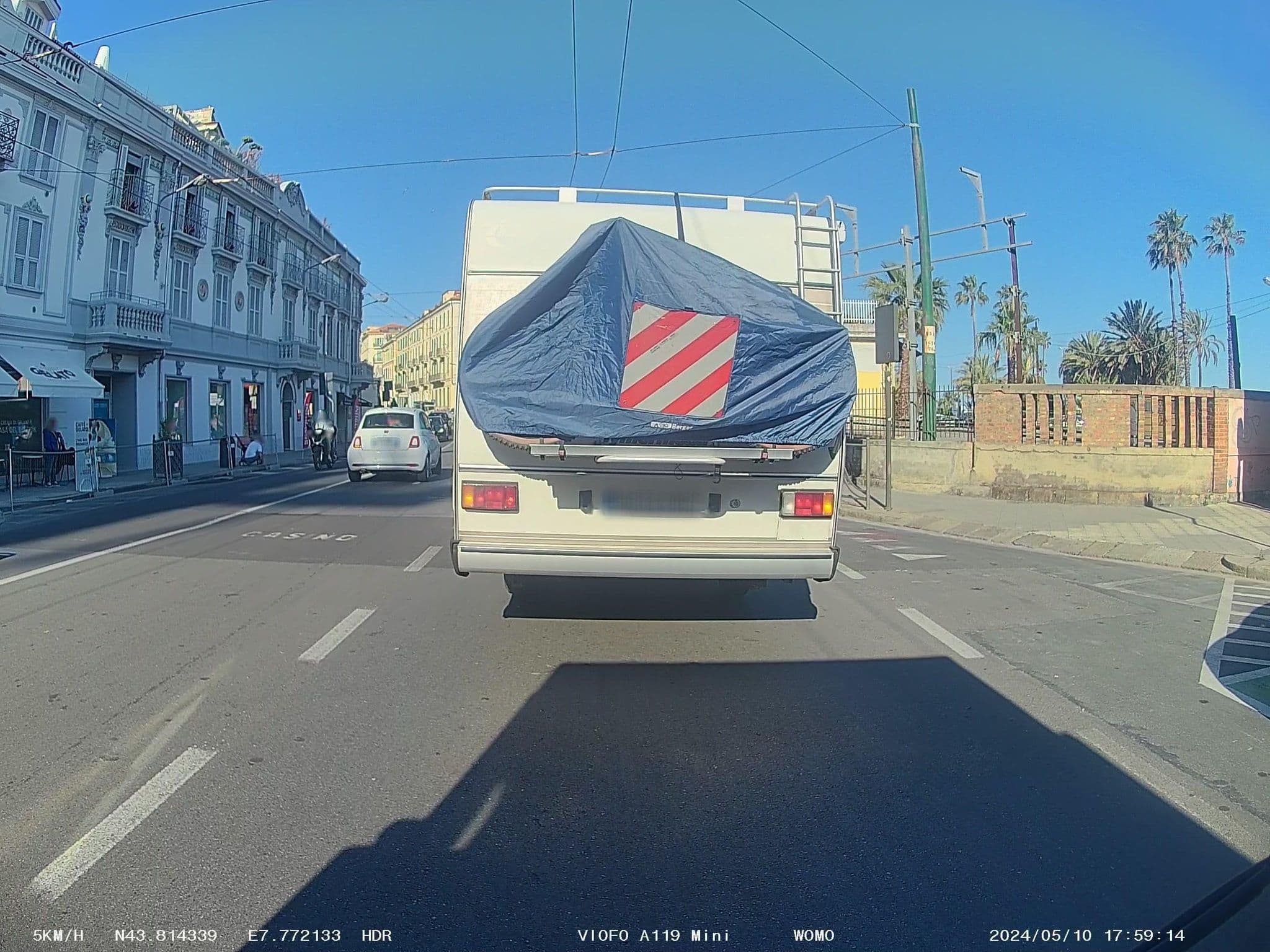 Street view near Europa Palace, Sanremo — © soulcover (CC BY-SA · Mapillary)