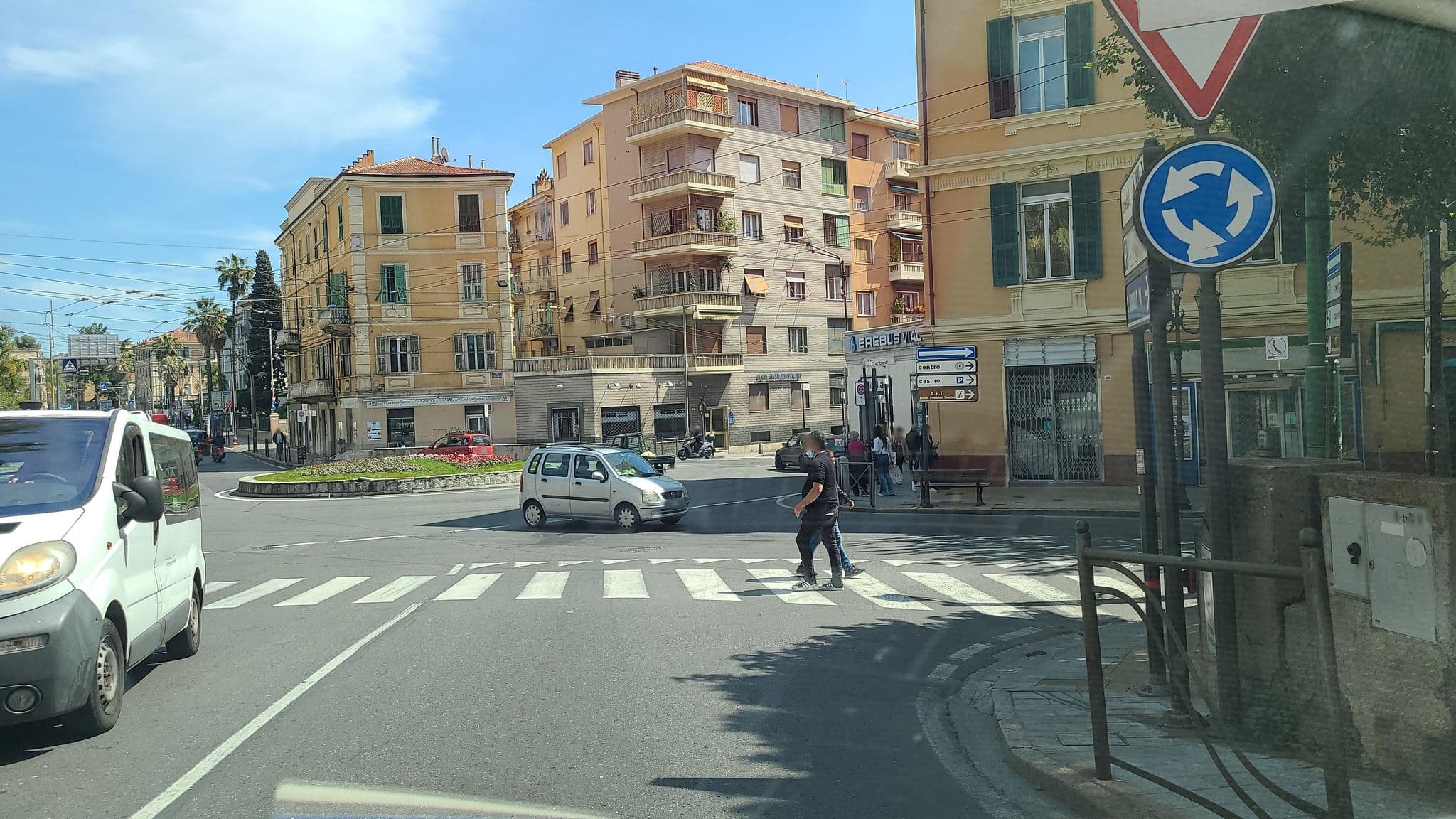 Street view near Hotel Liberty, Sanremo — © chrisbeddow (CC BY-SA · Mapillary)