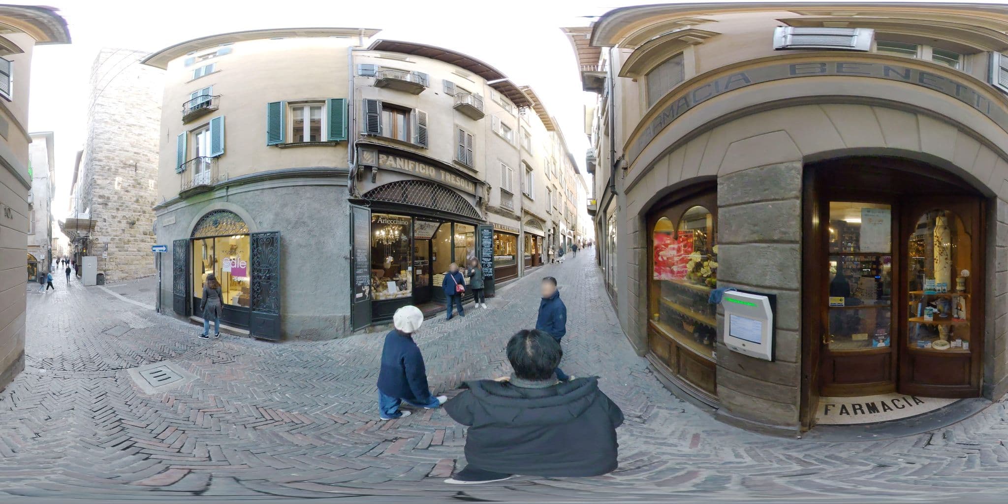 Street view near B&B San Lorenzo, Bergamo