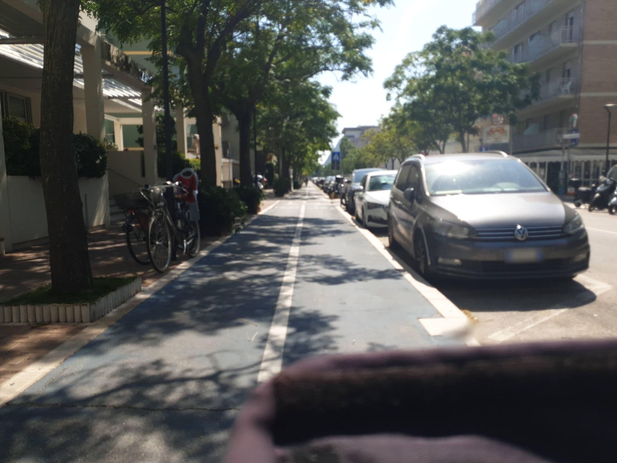 Street view near Amadei Hotel Blumen, Pesaro — © voschix (CC BY-SA · Mapillary)