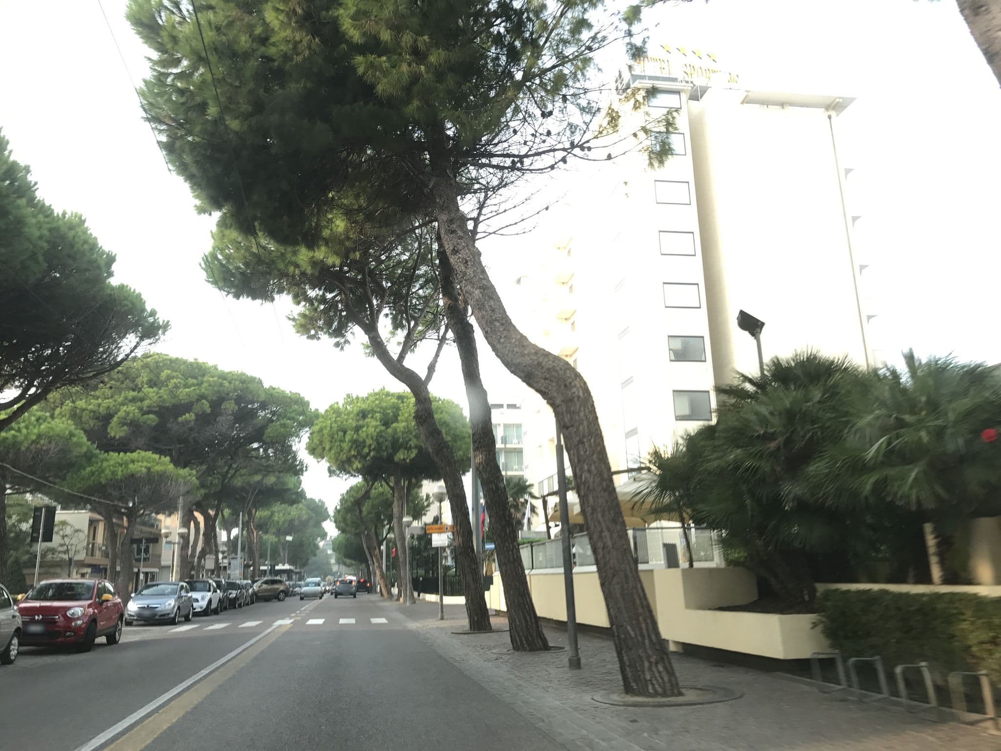 Street view near Hotel Ambasciatori Rimini, Rimini