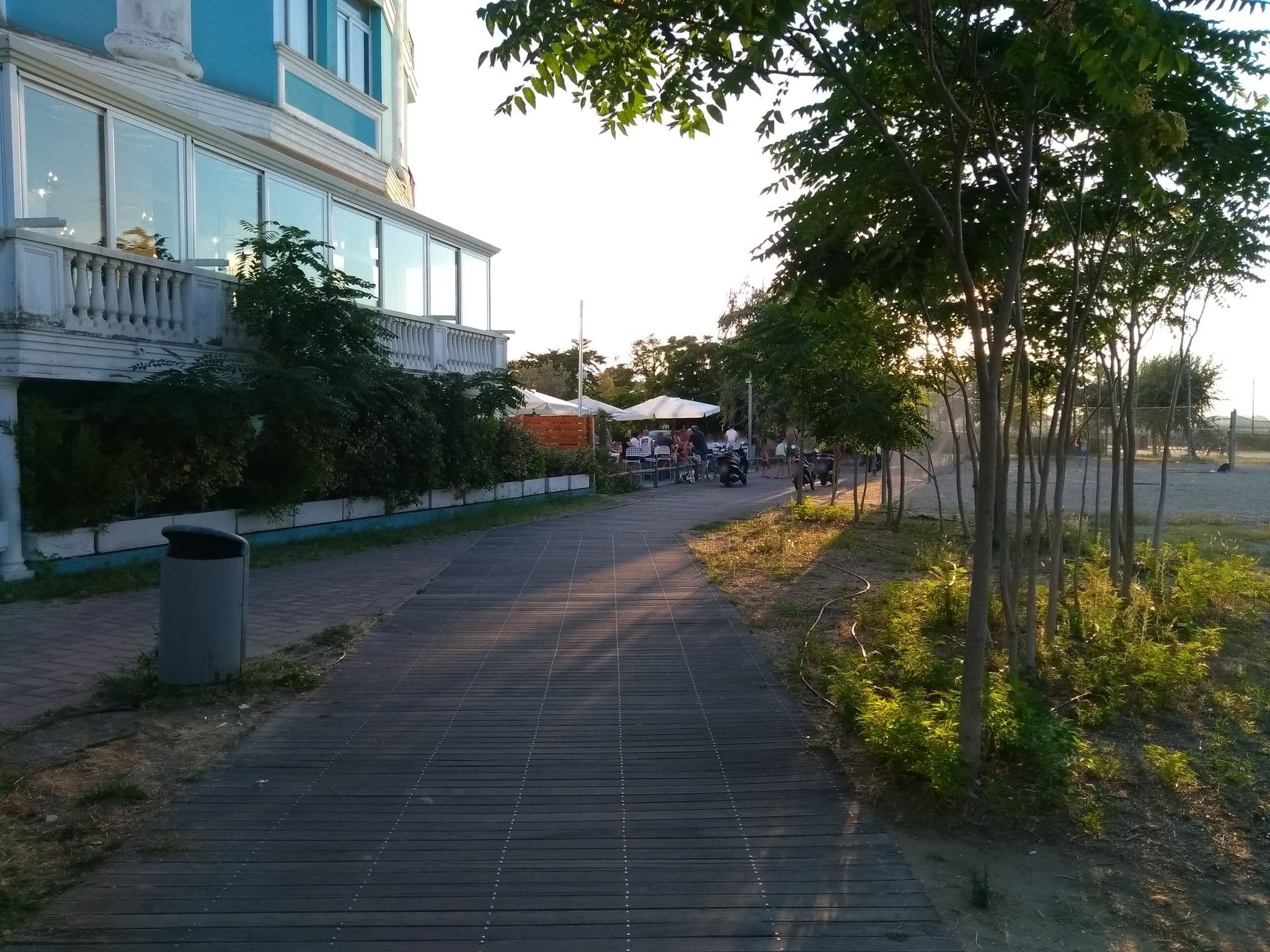 Street view near Hotel Paloma di Lido San Giuliano, Rimini