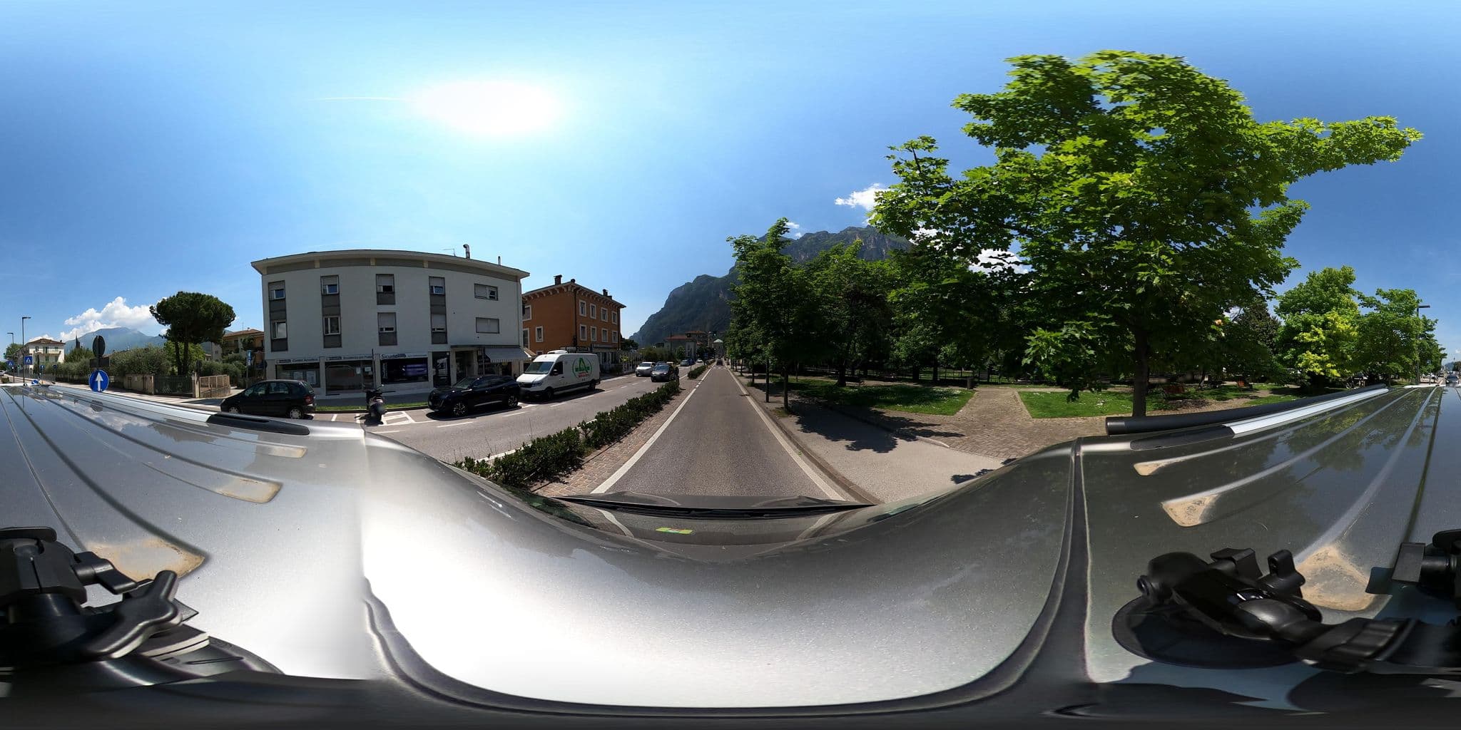 Street view near Eagle Rooms, Riva del Garda