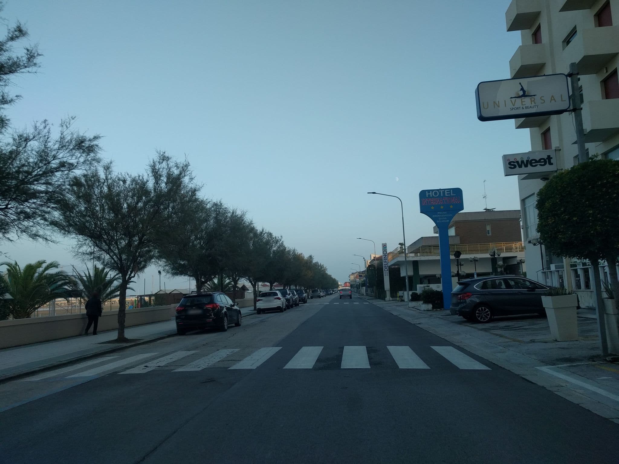 Street view near Hotel International, Senigallia — © sorcrosc (CC BY-SA · Mapillary)