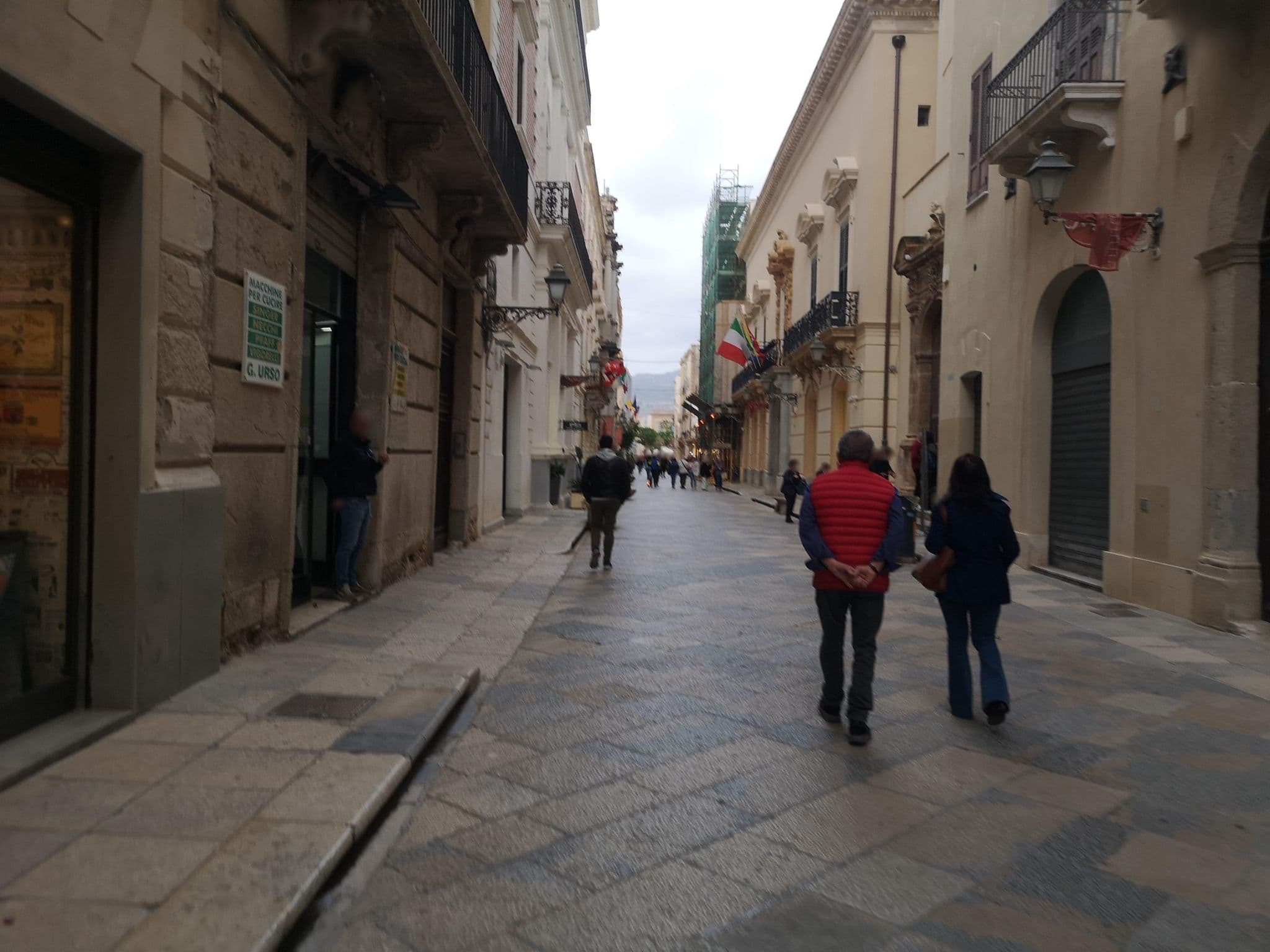 Street view near Central Gallery Rooms | Palazzo D'Alì Staiti XIX, Trapani — © moon4 (CC BY-SA · Mapillary)